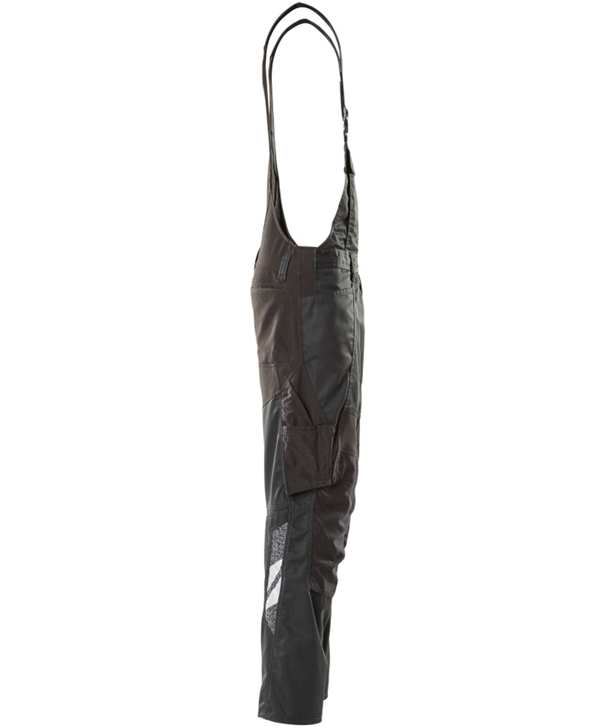 Mascot Accelerate arbetsh&auml;ngselbyxa full stretch, Svart, large image number 2