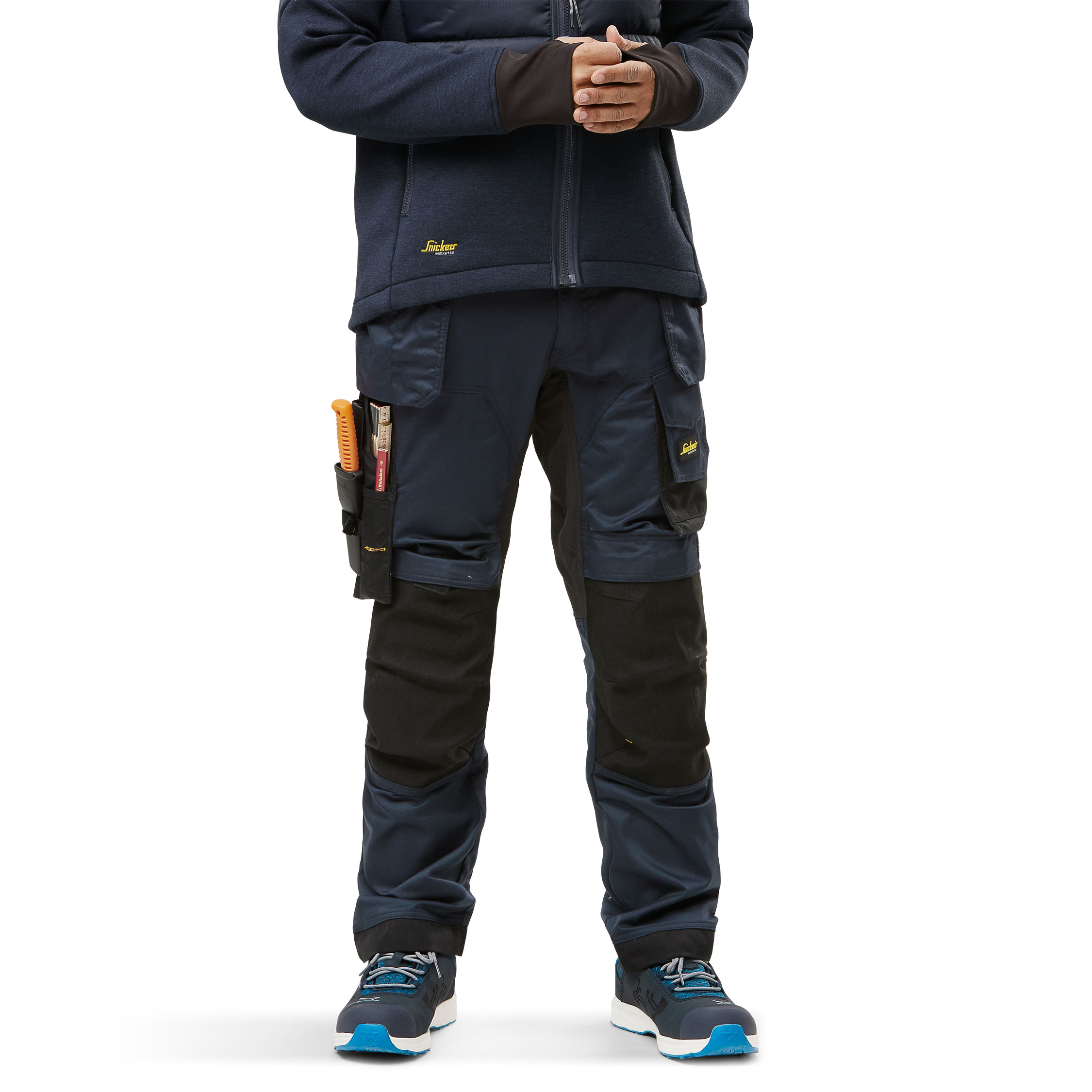Snickers AllroundWork h&aring;ndverksbukse 6241, Marine/Svart