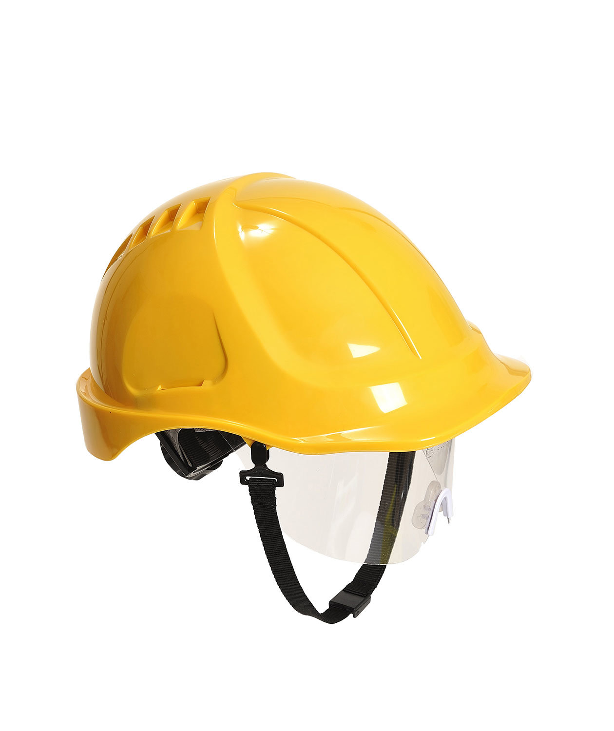 Portwest PW54 Endurance Plus Visier Schutzhelm, Gelb