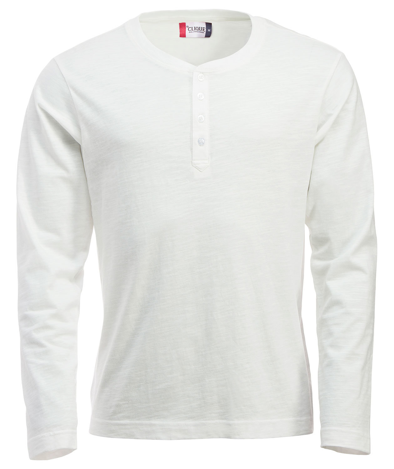 Clique Orlando l&aring;ng&auml;rmad Grandad T-shirt, Stenvitt