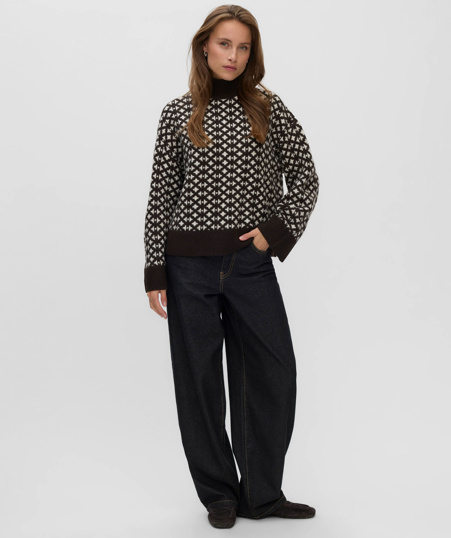 Vero Moda VMBIRCH dame striktr&oslash;je, Chocolate Torte