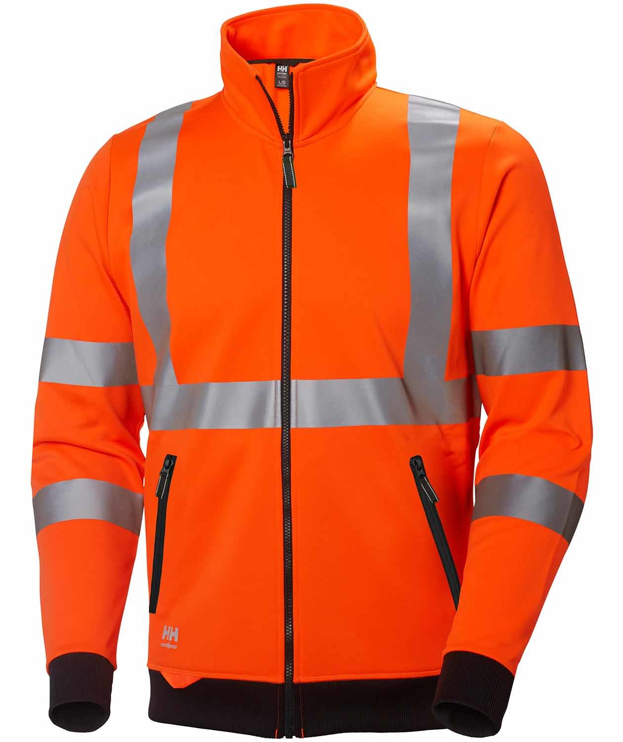 Helly Hansen Addvis cardigan full stretch, Hi-vis Orange, Hi-vis Orange, swatch