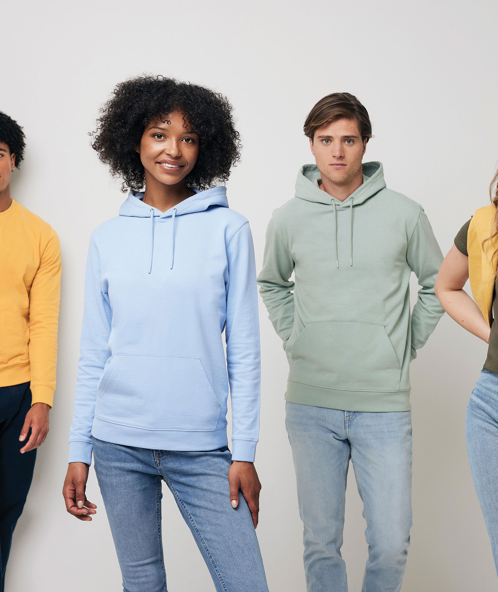 Iqoniq Jasper hoodie, Sky Blue, large image number 3