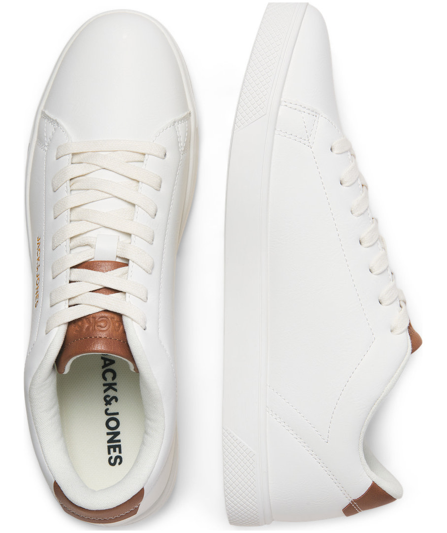 Jack & Jones JFWBOSLEY PU sneakers, White, large image number 7