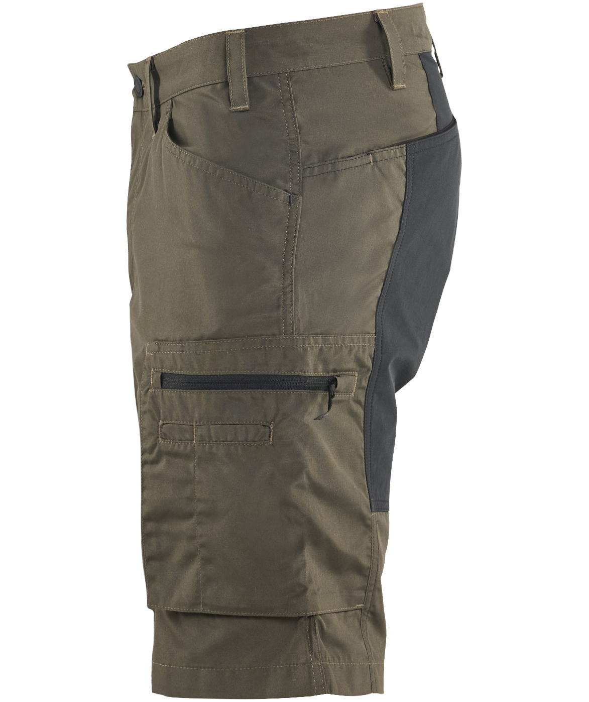 Bl&aring;kl&auml;der Unite arbejdsshorts, Olivengr&oslash;n/Sort, large image number 3