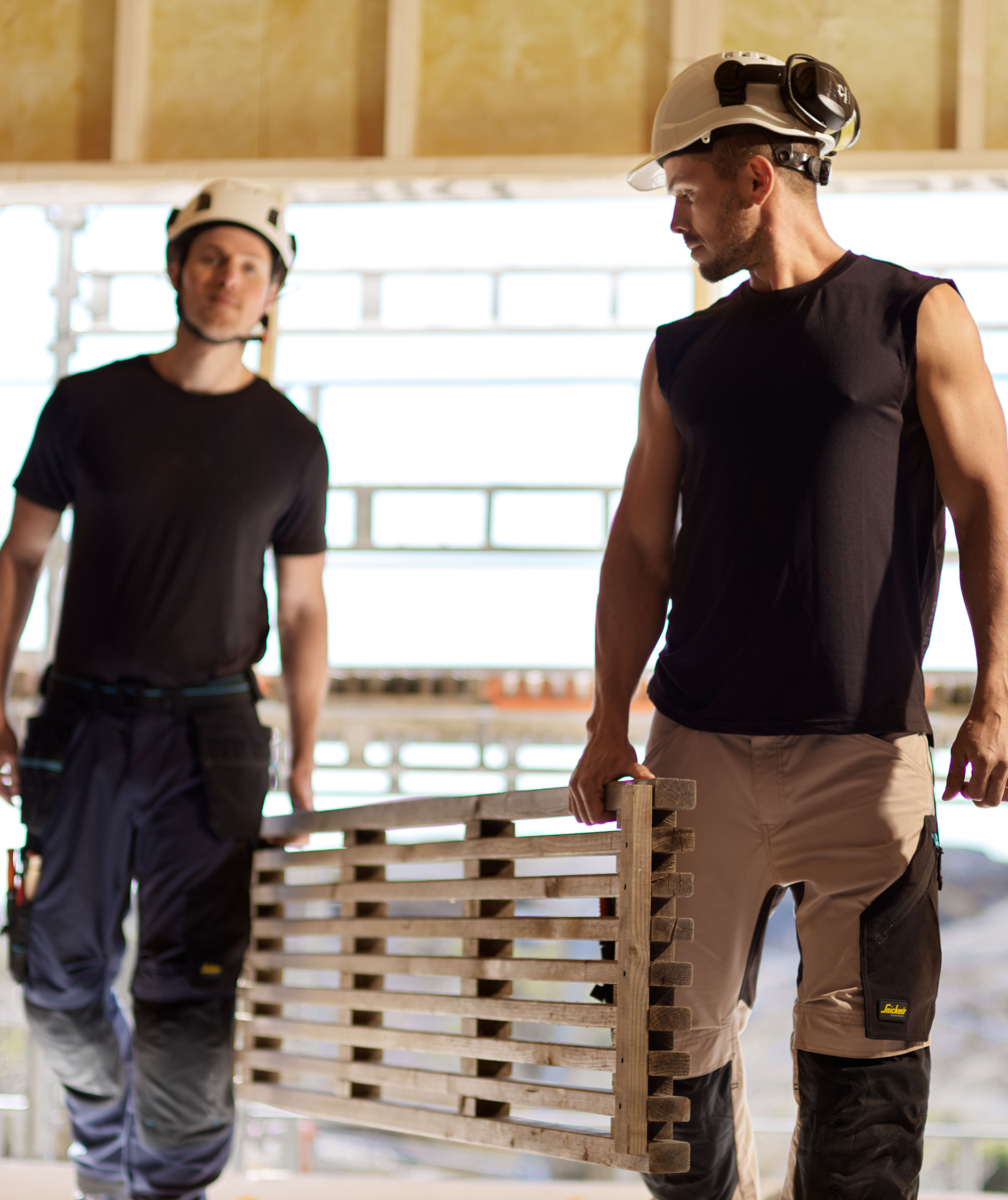 Snickers LiteWork 37.5&reg; craftsman trousers 6210, Marine Blue/Black, large image number 5