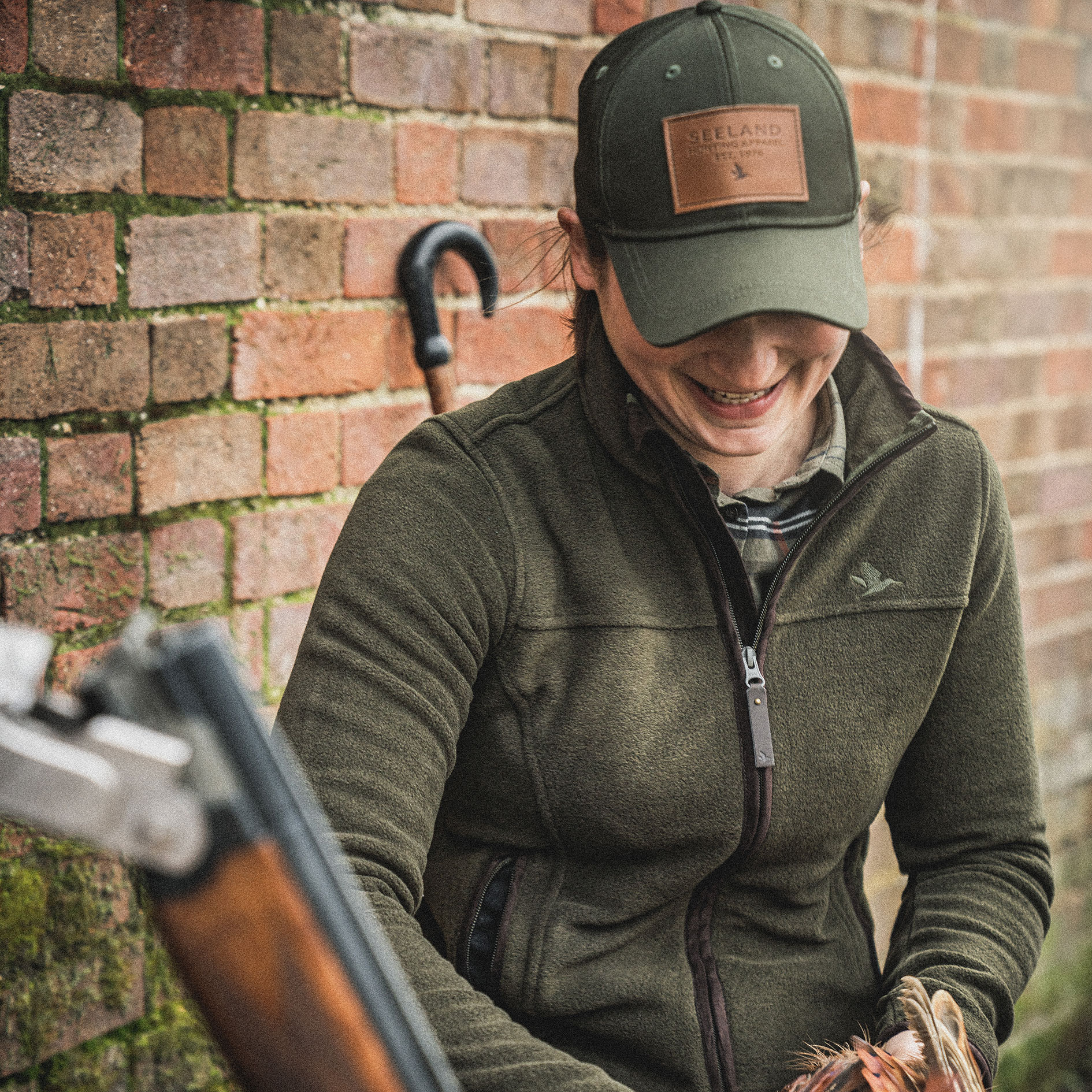 Seeland Woodcock Ivy woman's fleece jacket, Pine Green Melange, large image number 1