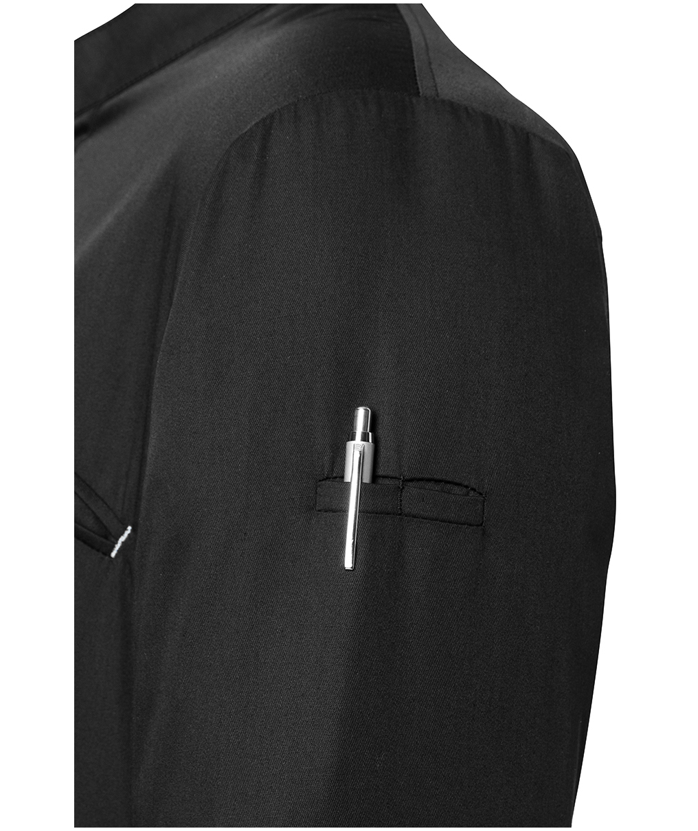 Karlowsky Modern-Touch kort&auml;rmad kockjacka, Black, large image number 5