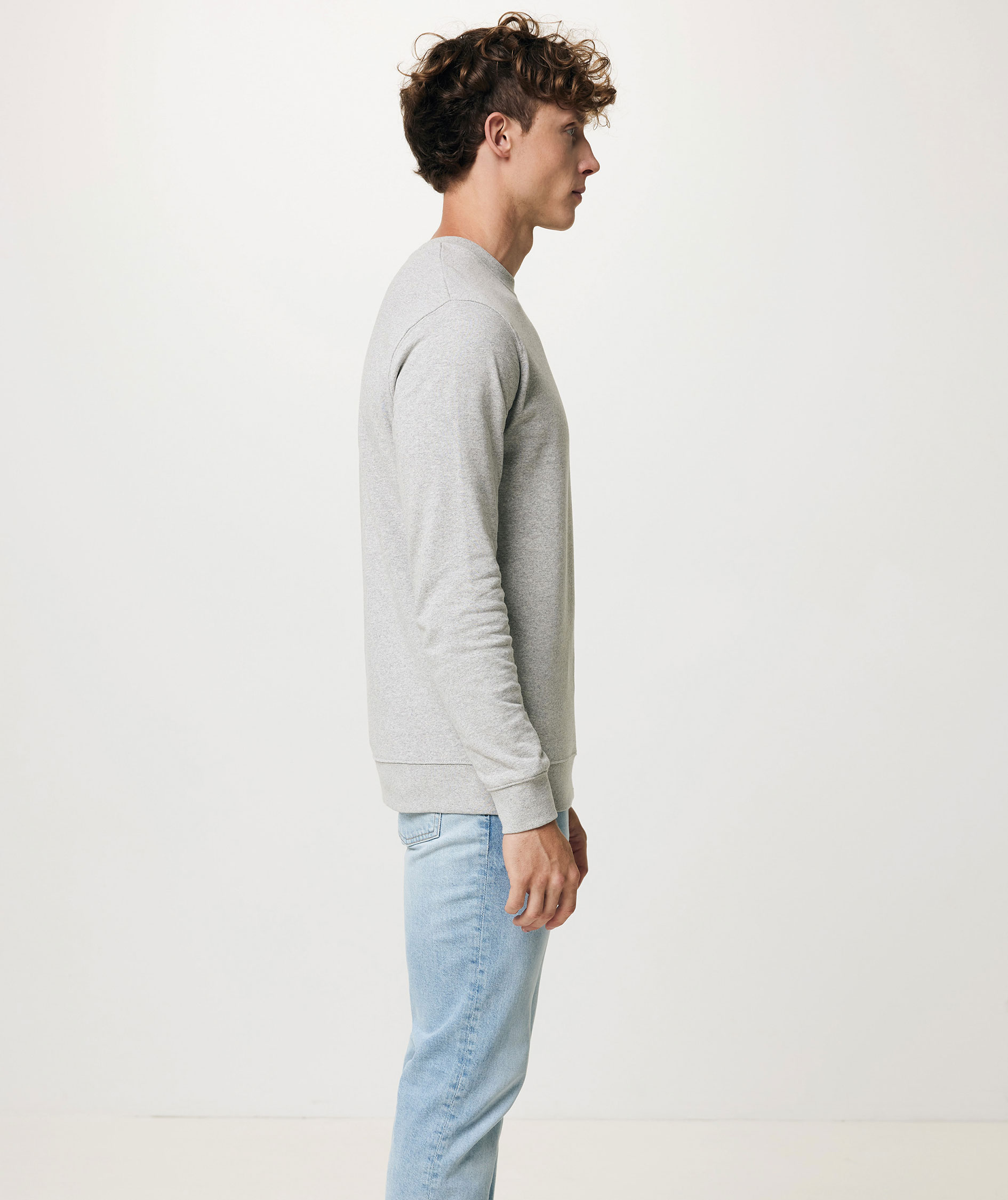 Iqoniq Etosha sweatshirt, Light Heather Grey, large image number 4