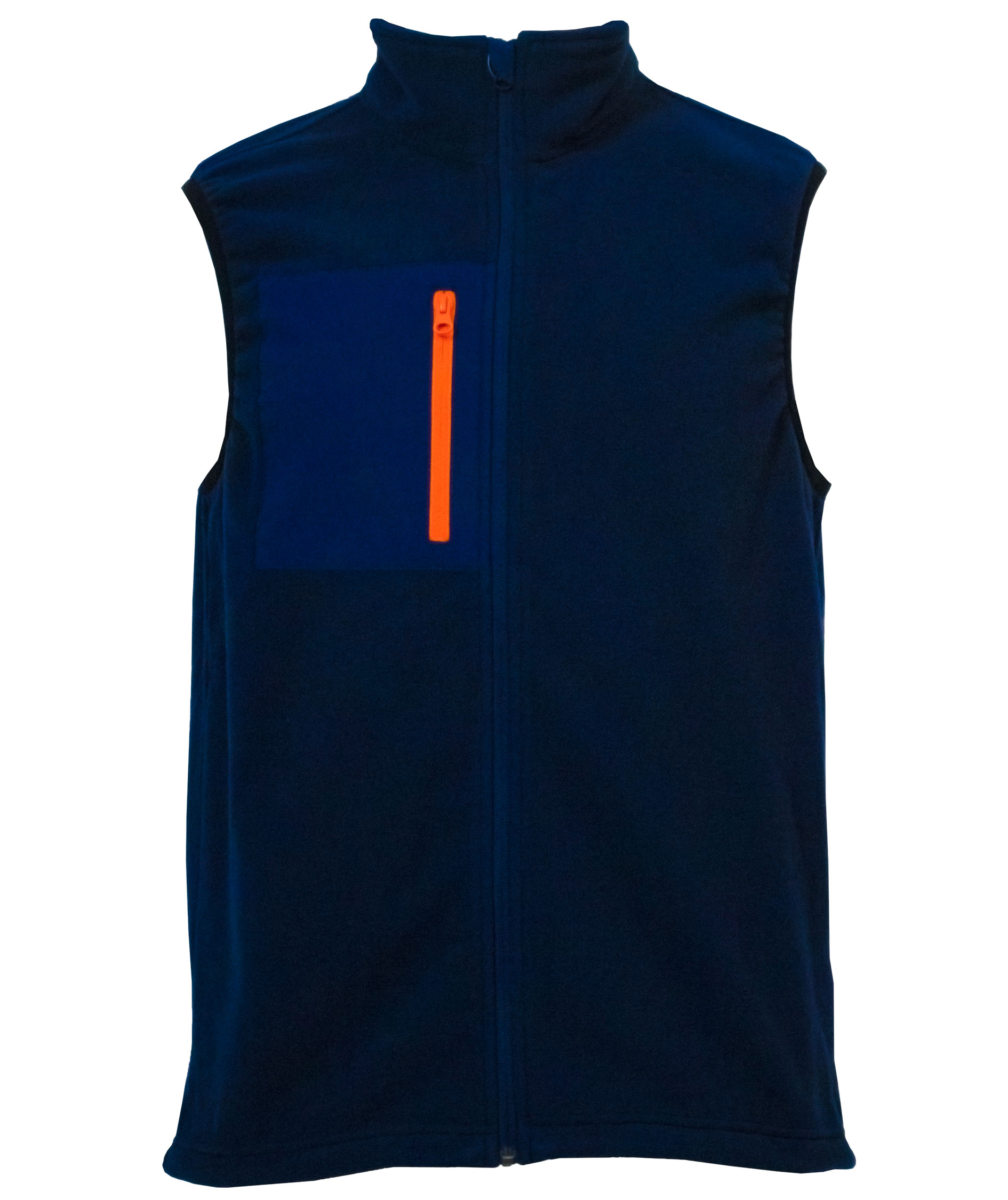 Ocean Outdoor fleece vest, Marine Blue