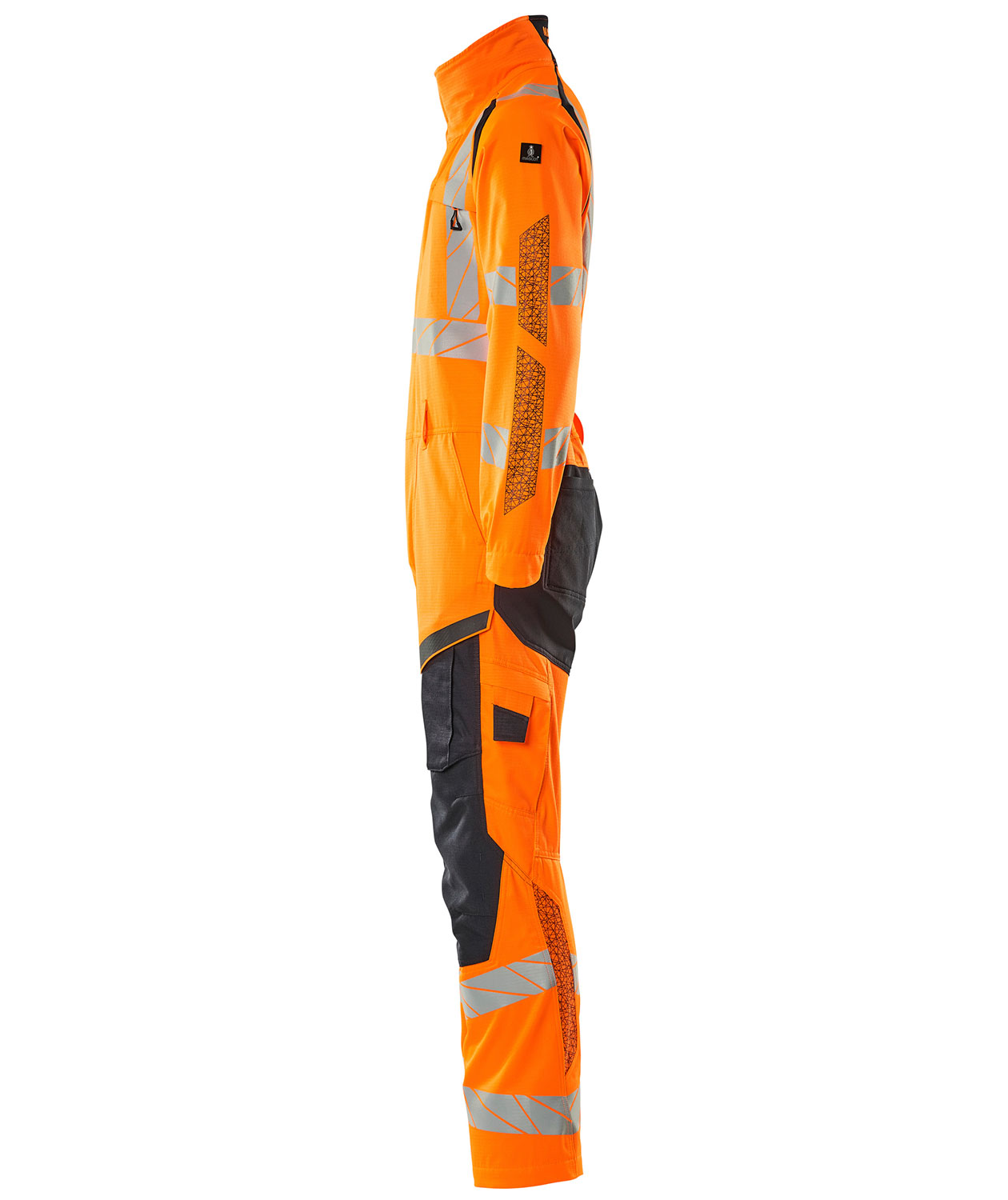 Mascot Accelerate Safe kjeledress, Hi-vis Orange/M&oslash;rk Marine, large image number 2