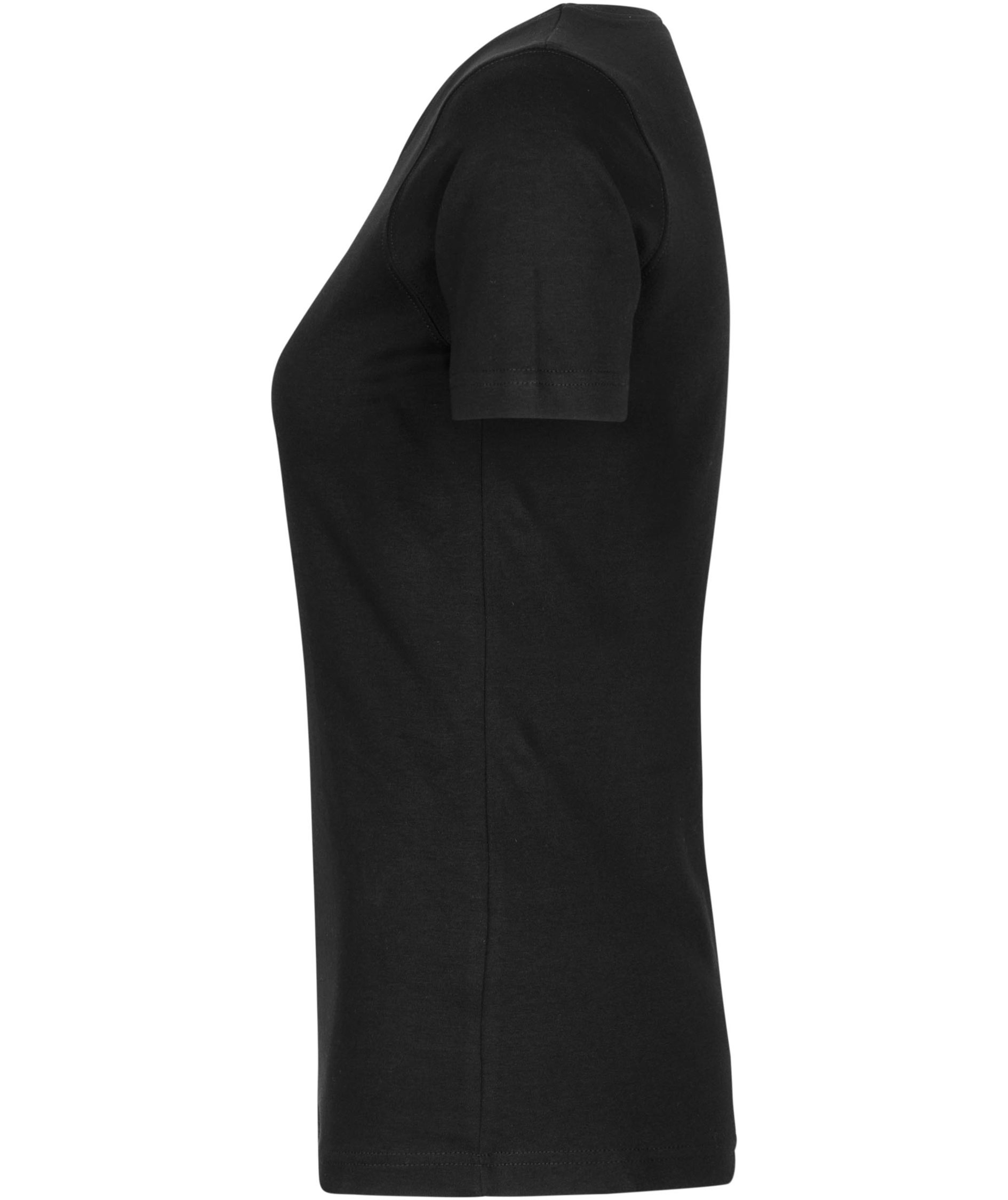 ID Identity Interlock T-shirt dam, Svart, large image number 2