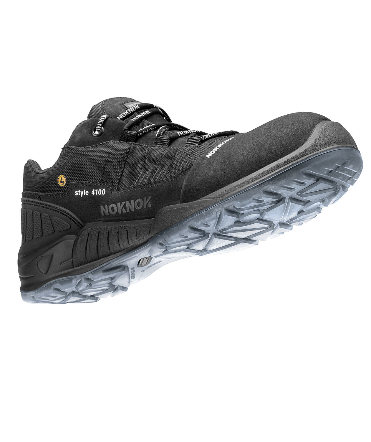 NOKNOK 4100 skyddsskor S1P, Svart, large image number 3