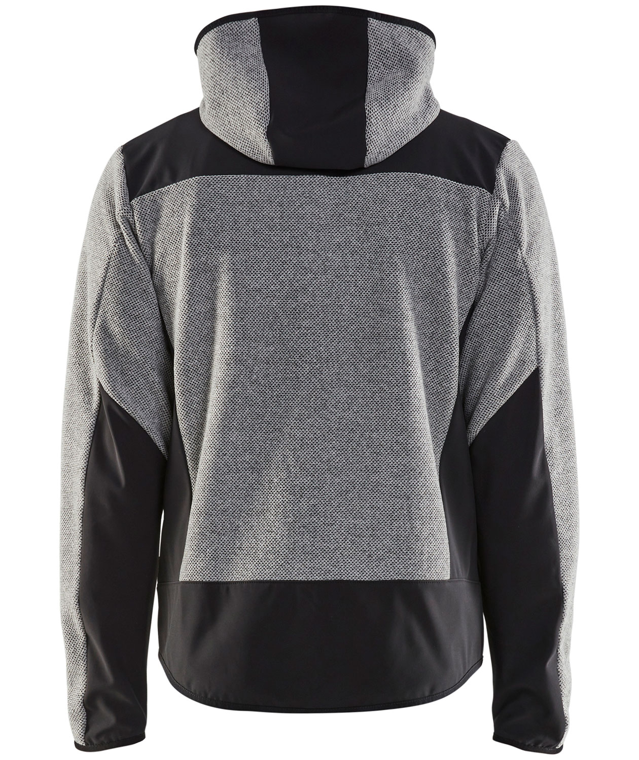 Bl&aring;kl&auml;der stickadjacka, Gr&aring; fl&auml;ckig/svart