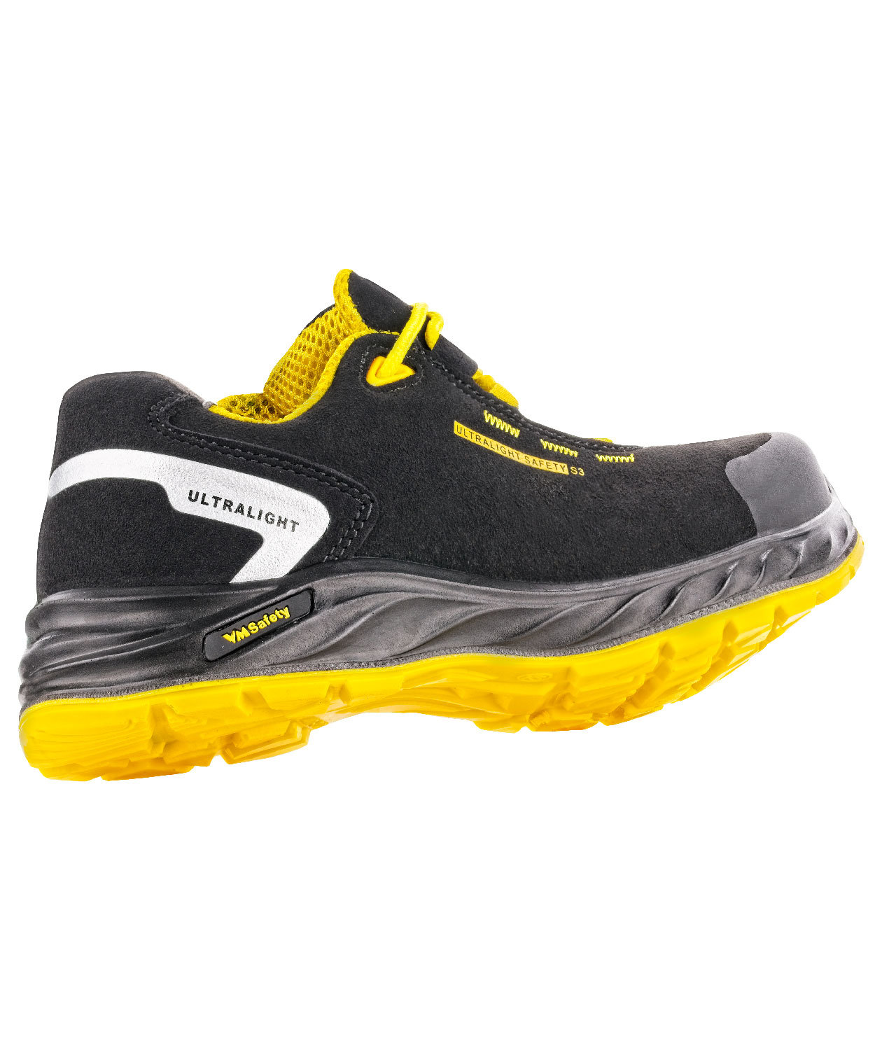 VM Footwear California skyddsskor S3, Svart/Gul