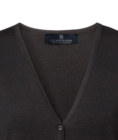 CC55 Copenhagen stickad cardigan dam, Svart