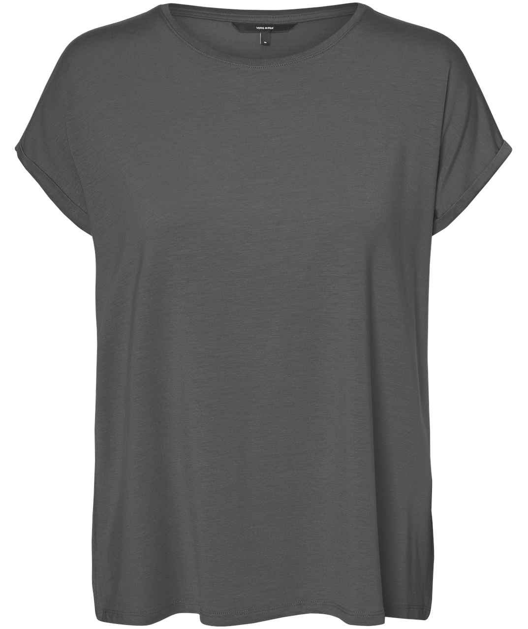 Vero Moda VMAVA PLAIN dame T-skjorte, Asphalt, Asphalt, swatch