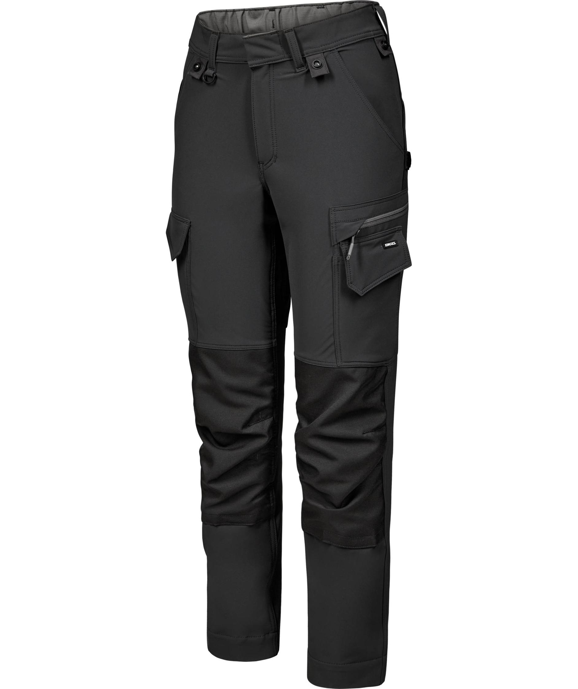 Engel Entire Damen Arbeitshose full stretch, Anthracite Grey/Black, large image number 5