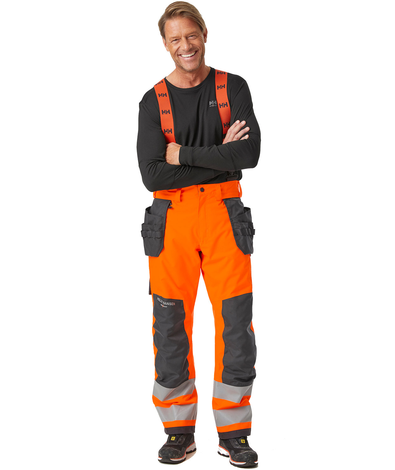 Helly Hansen Alna 2.0 winter trousers, Hi-vis Orange/charcoal, large image number 1