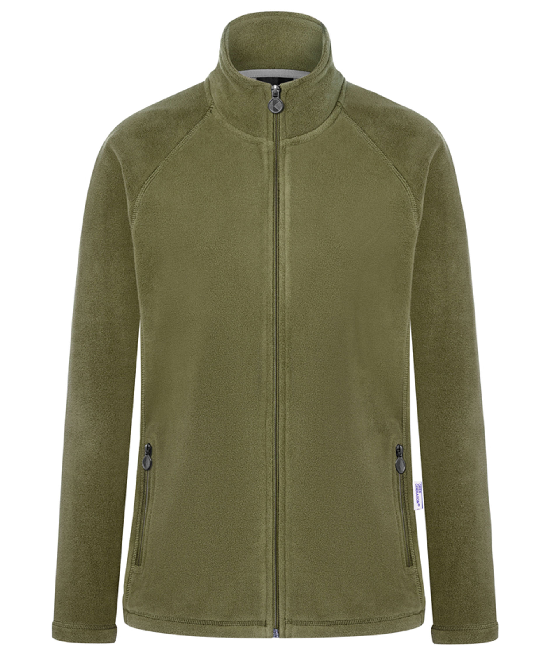 Karlowsky fleecejacka dam, Moss green