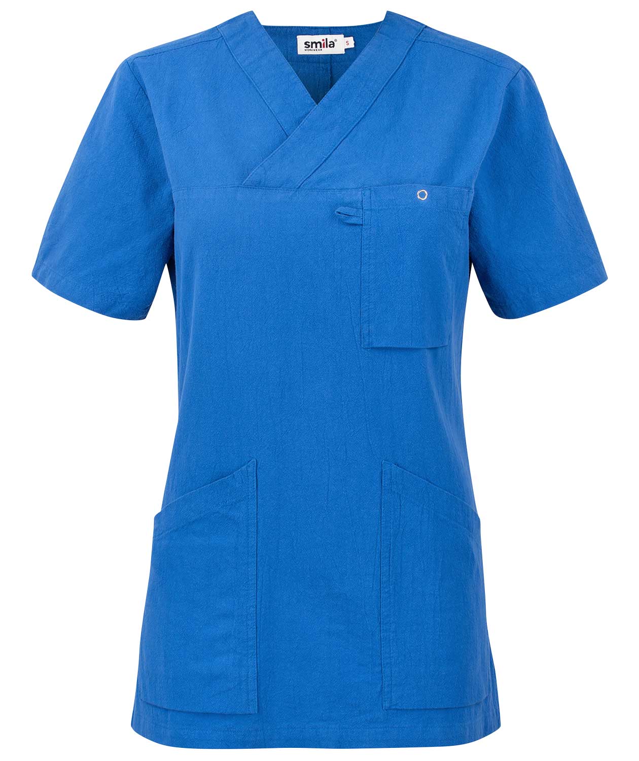 South West Carin women's smock, Light Royal blue