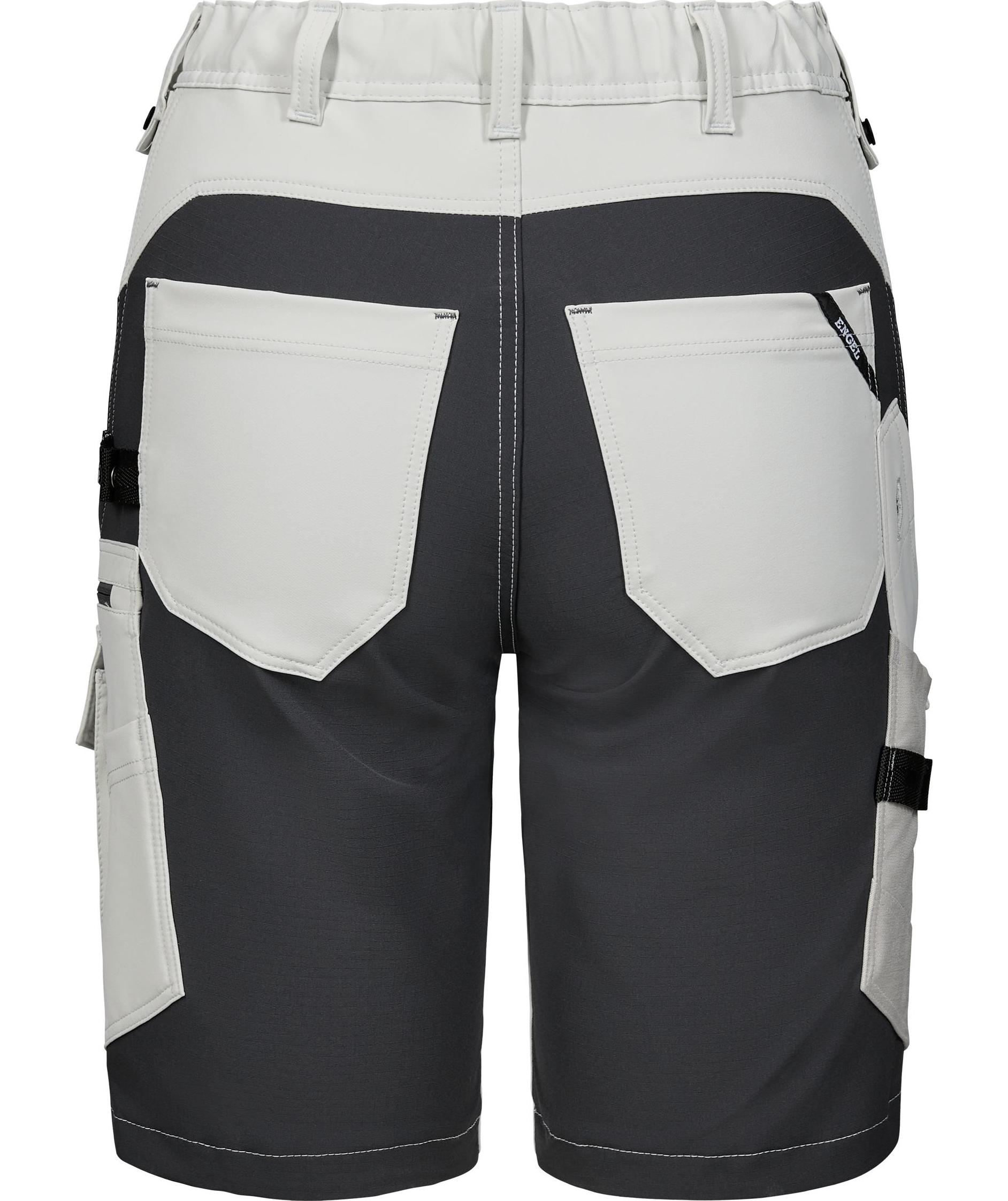 Engel Entire Damen Arbeitsshorts full stretch, Bone White/Anthracite Grey, large image number 2