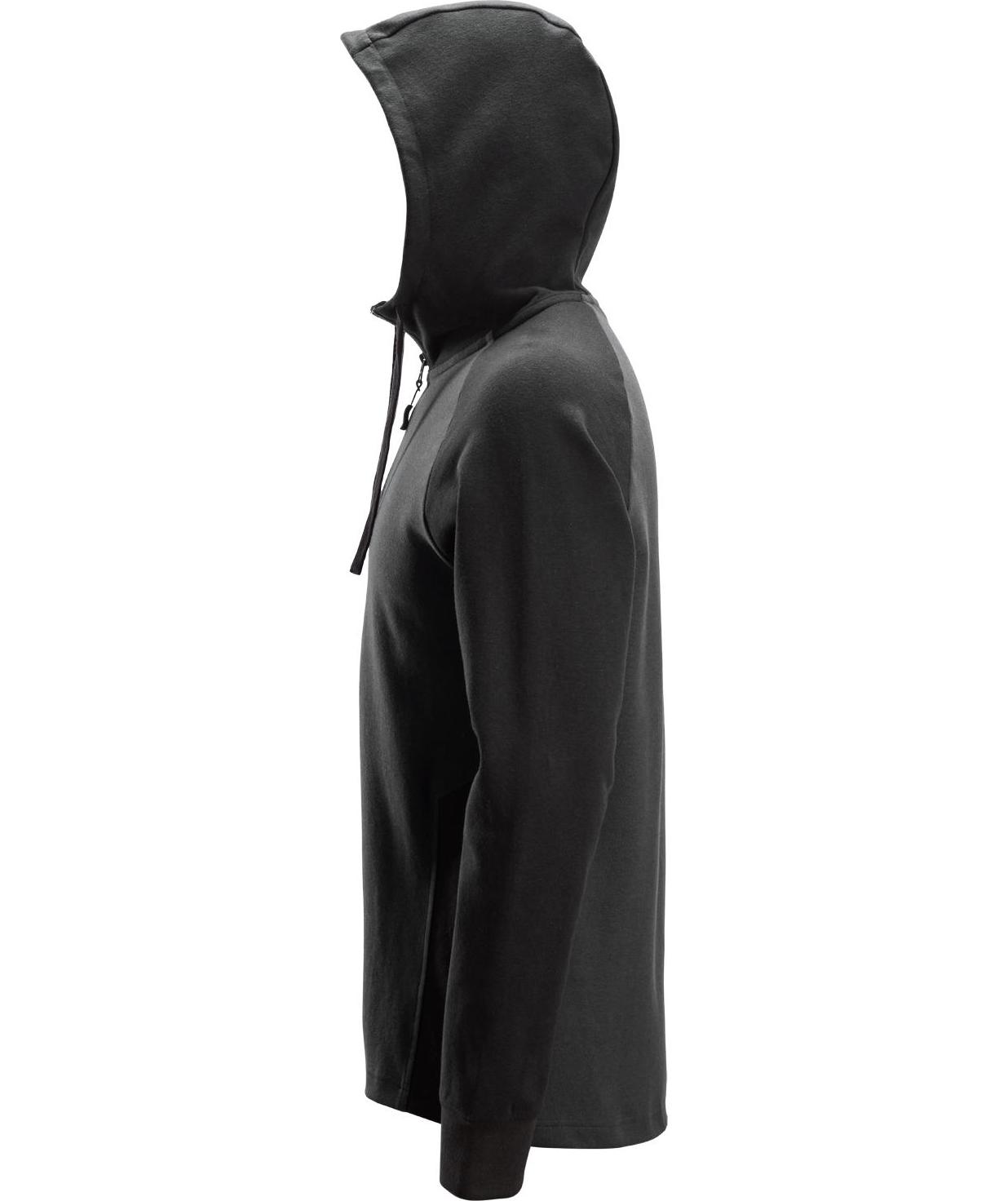 Snickers Hoodie 2842, Steel Grey/Black, large image number 3