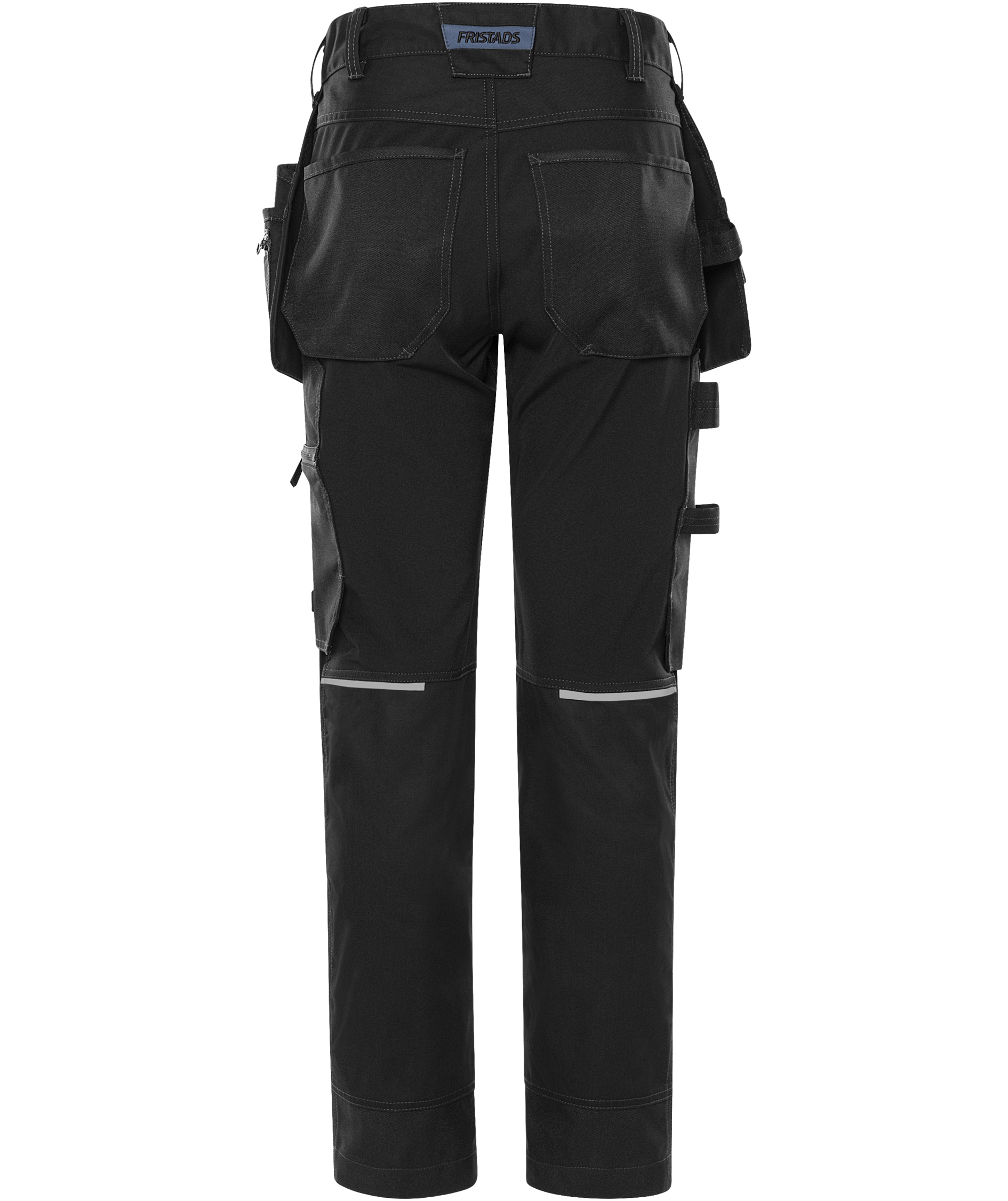 Fristads dame h&aring;ndverksbukse 2901 GWM, Svart, large image number 2
