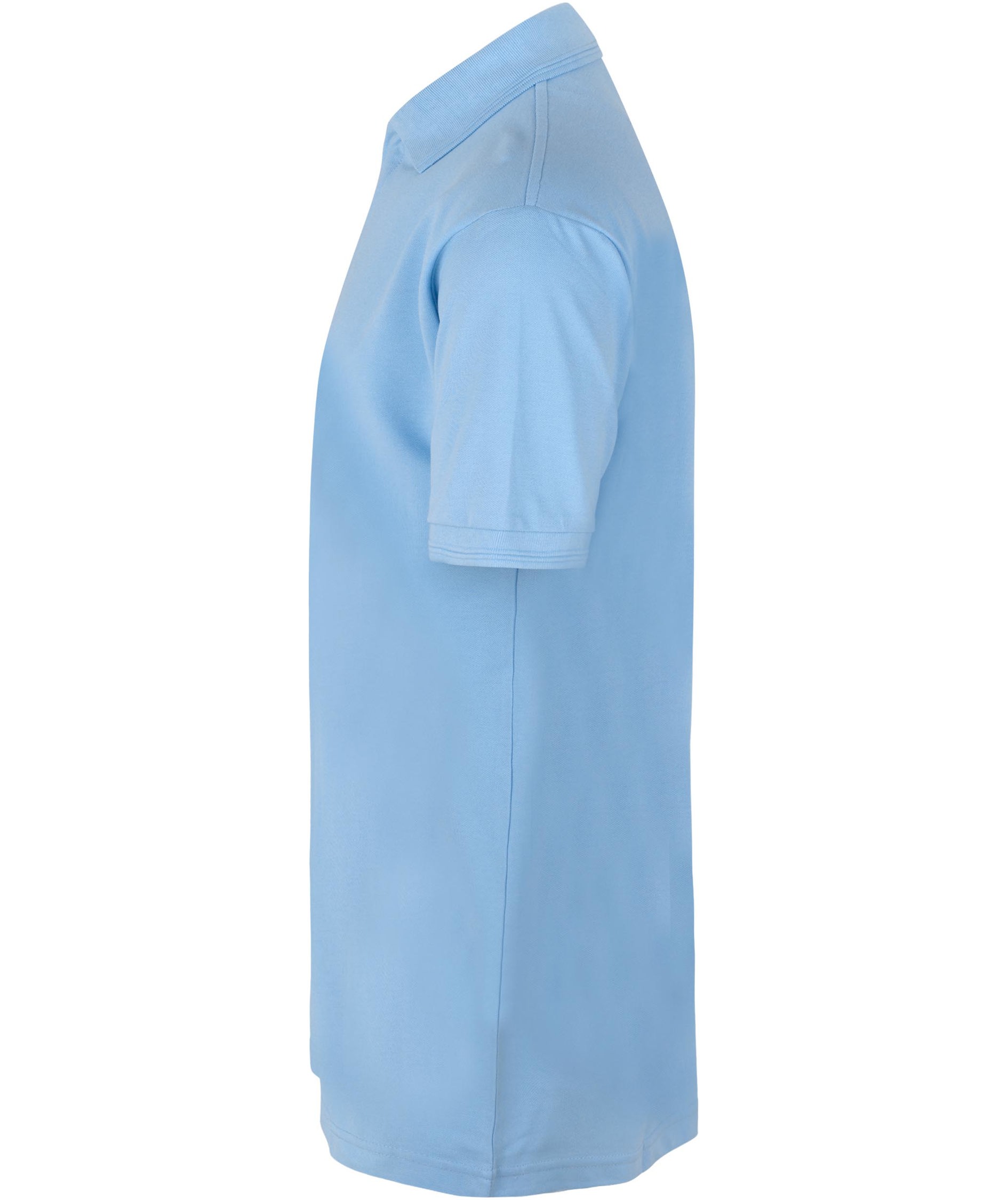 ID PRO Wear Polo shirt with press-studs, Light Blue, large image number 2