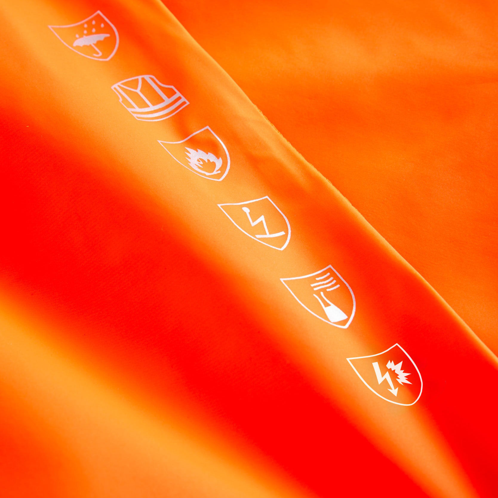 Lyngs&oslash;e Multinorm Regenhose, Hi-vis Orange, large image number 2