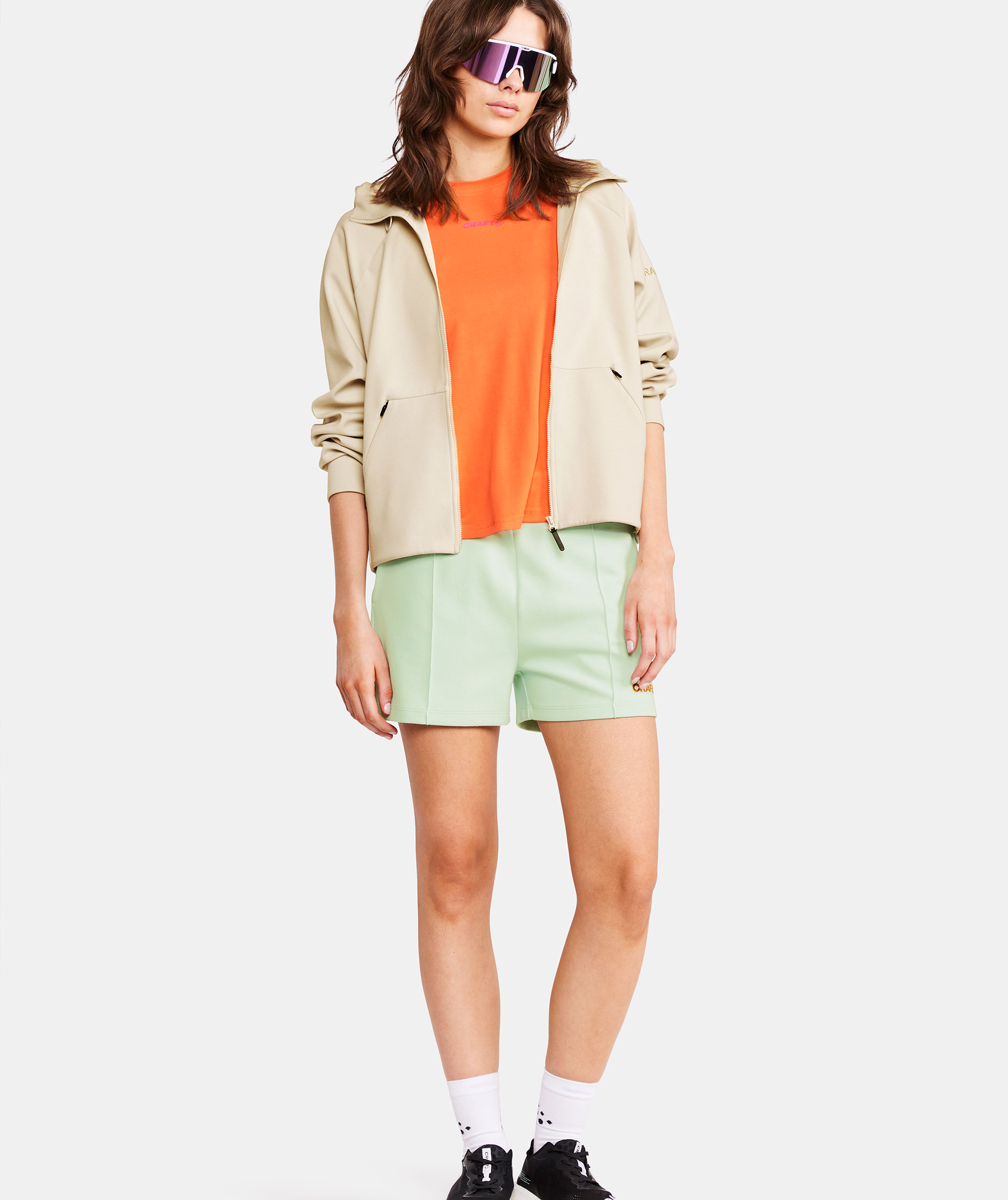 Craft ADV Join dame h&aelig;ttetr&oslash;je med lynl&aring;s, Plaster