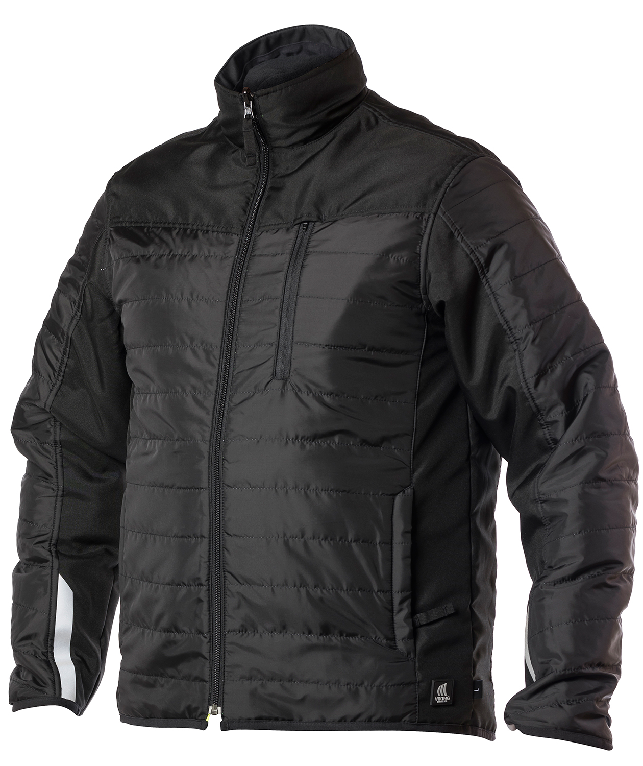 Viking Rubber Evosafe zip in jacka, Varsel Gul/Svart