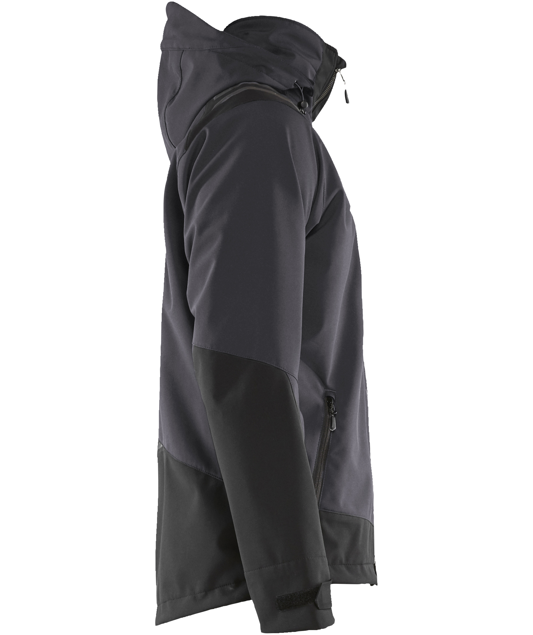 Bl&aring;kl&auml;der lightweight lined softshell jacket, Dark Grey/Black, large image number 2