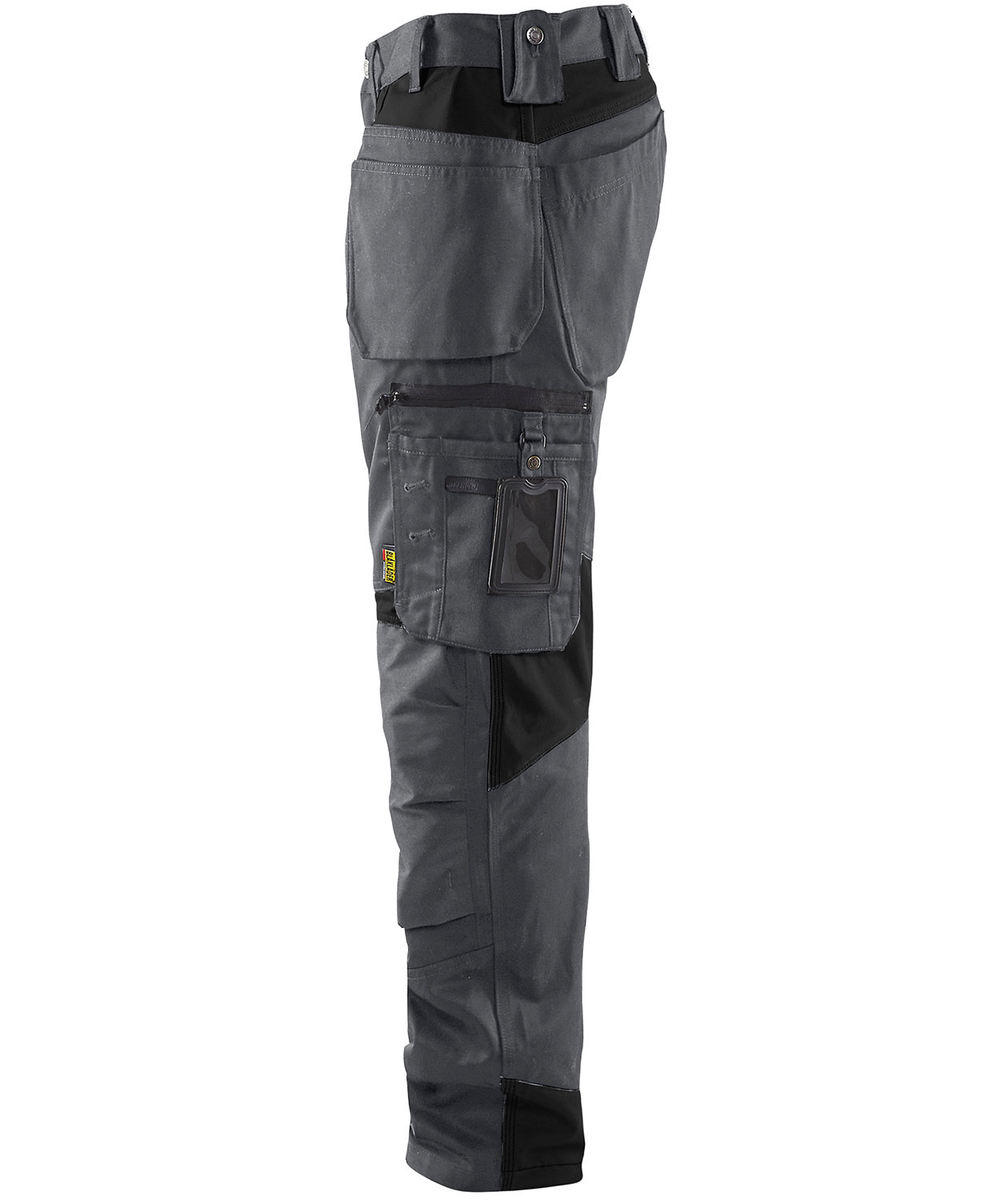 Bl&aring;kl&auml;der h&aring;ndv&aelig;rkerbukser, M&oslash;rkegr&aring;/Sort, large image number 2