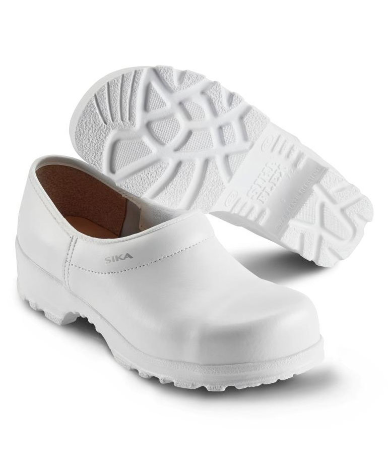 2:a sortering Sika flex skyddstr&auml;skor med h&auml;lkappa S2, Vit