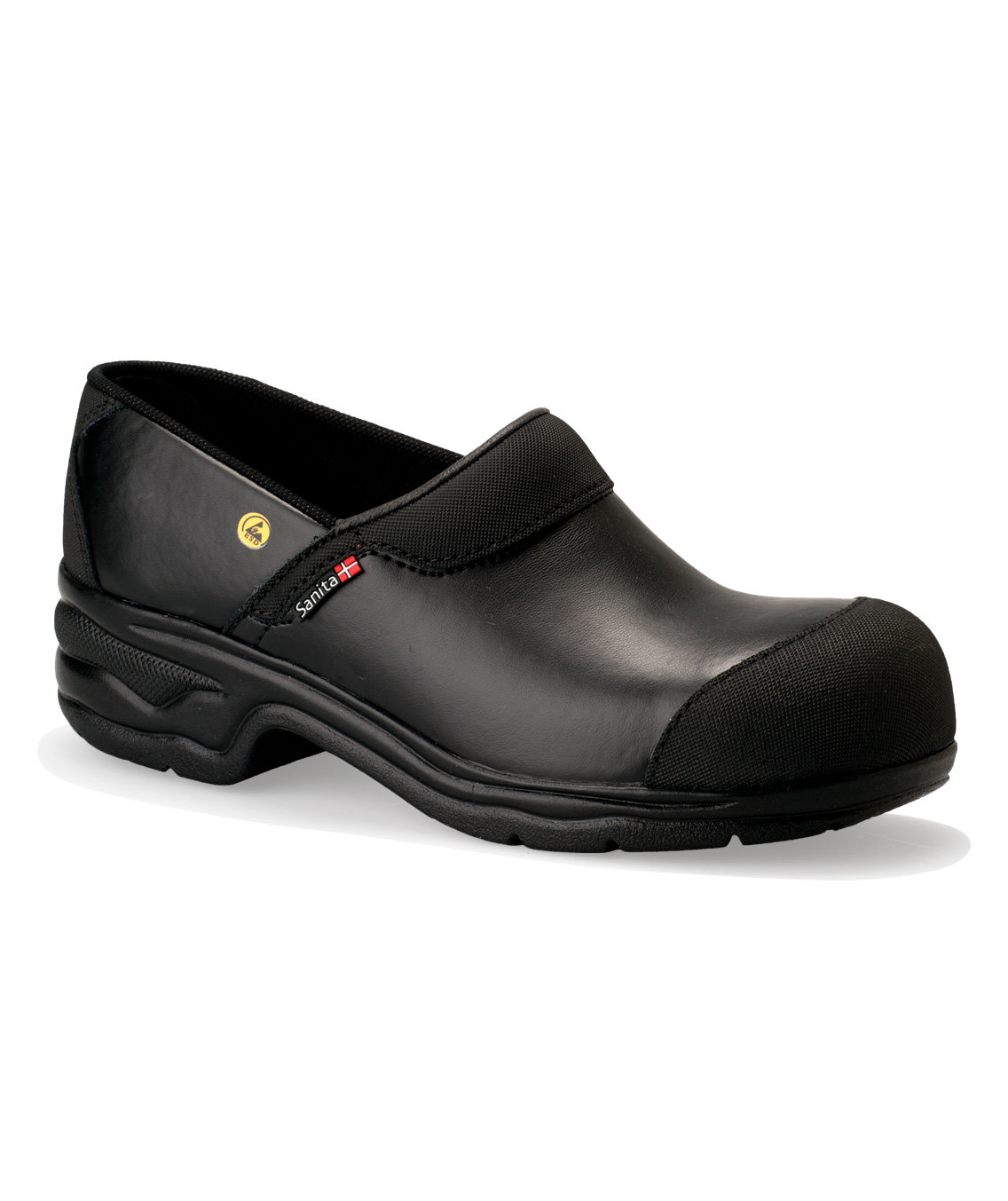 Sanita San Pro Light skyddstr&auml;skor med h&auml;lkappa S2, Svart