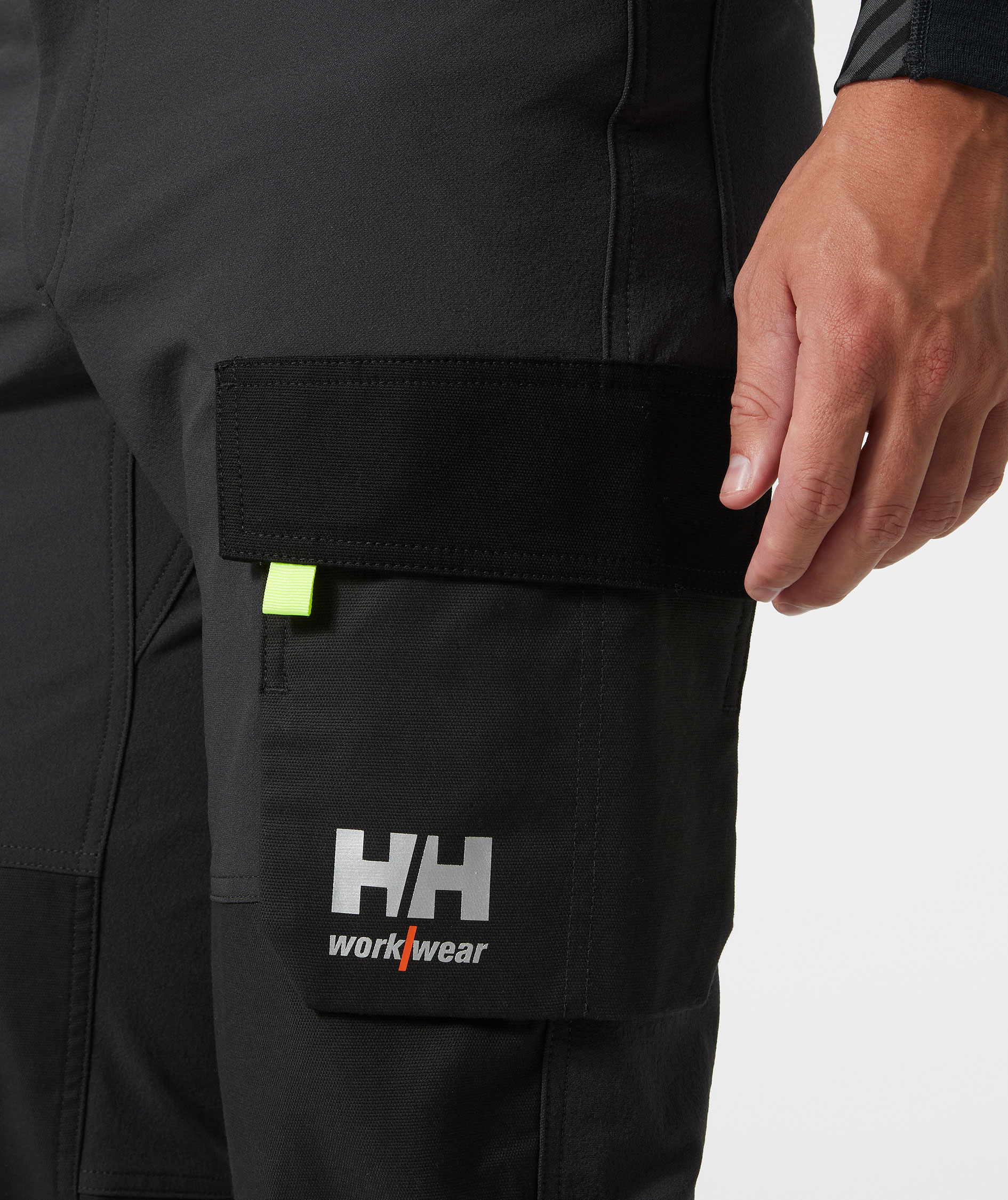 Helly Hansen Oxford 4X servicebukse full stretch, Ebony/svart, large image number 4