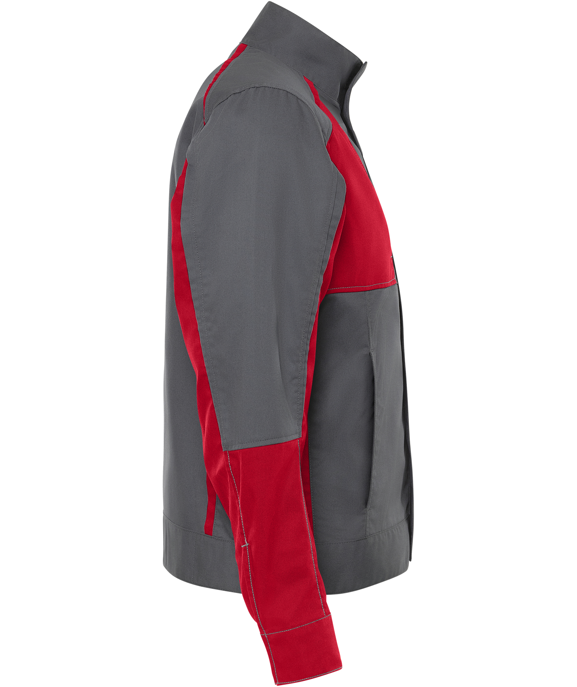 Fristads Green work jacket 4930 GWM, Grey/Red, large image number 4