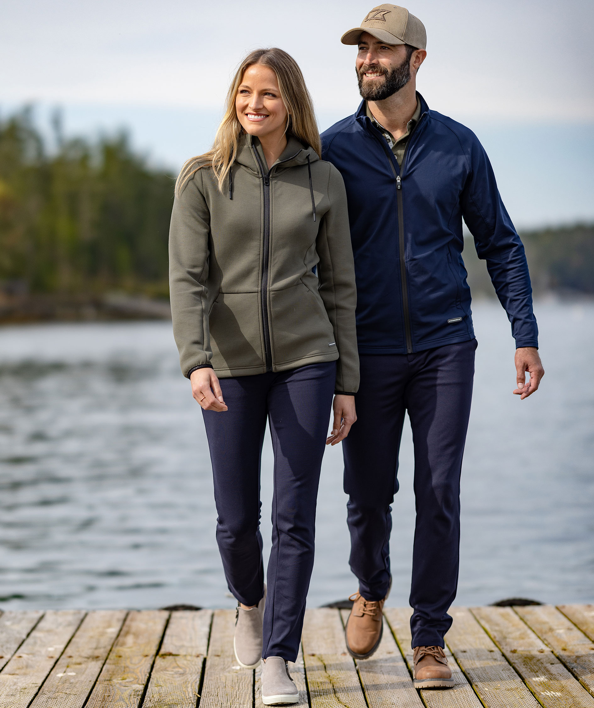 Cutter & Buck Pemberton Hood Zip dam, Ivy green, large image number 7