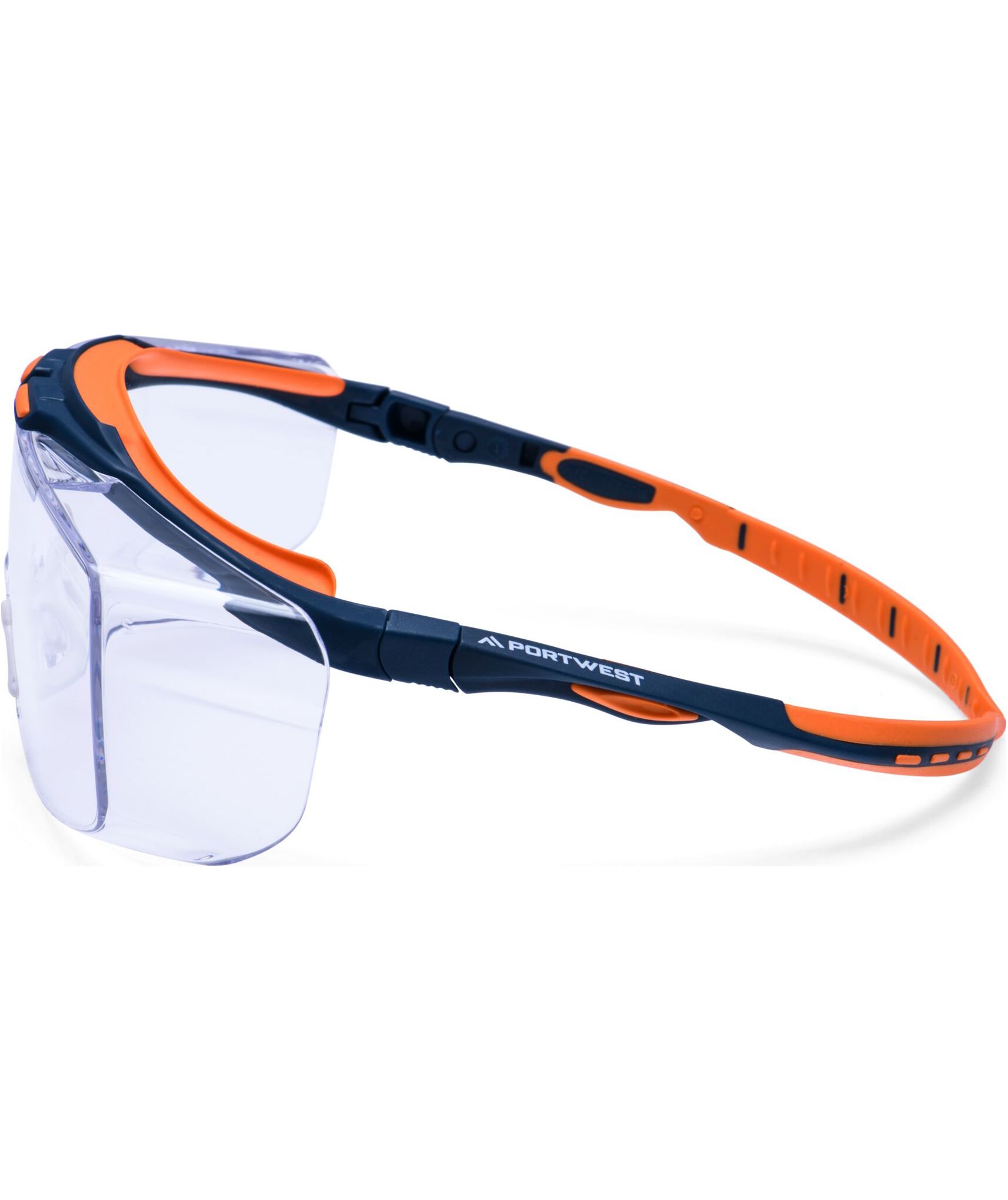 Portwest PS24 Peak OTG sikkerhedsbriller, Klar, Klar, large image number 3