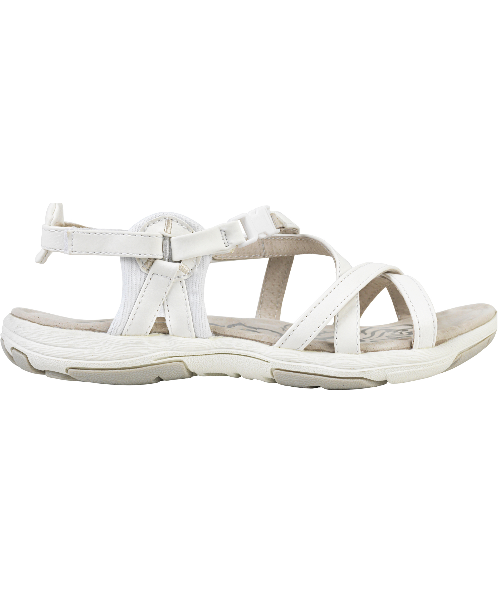 Praxis Riva sandaler dame, Vit, large image number 0