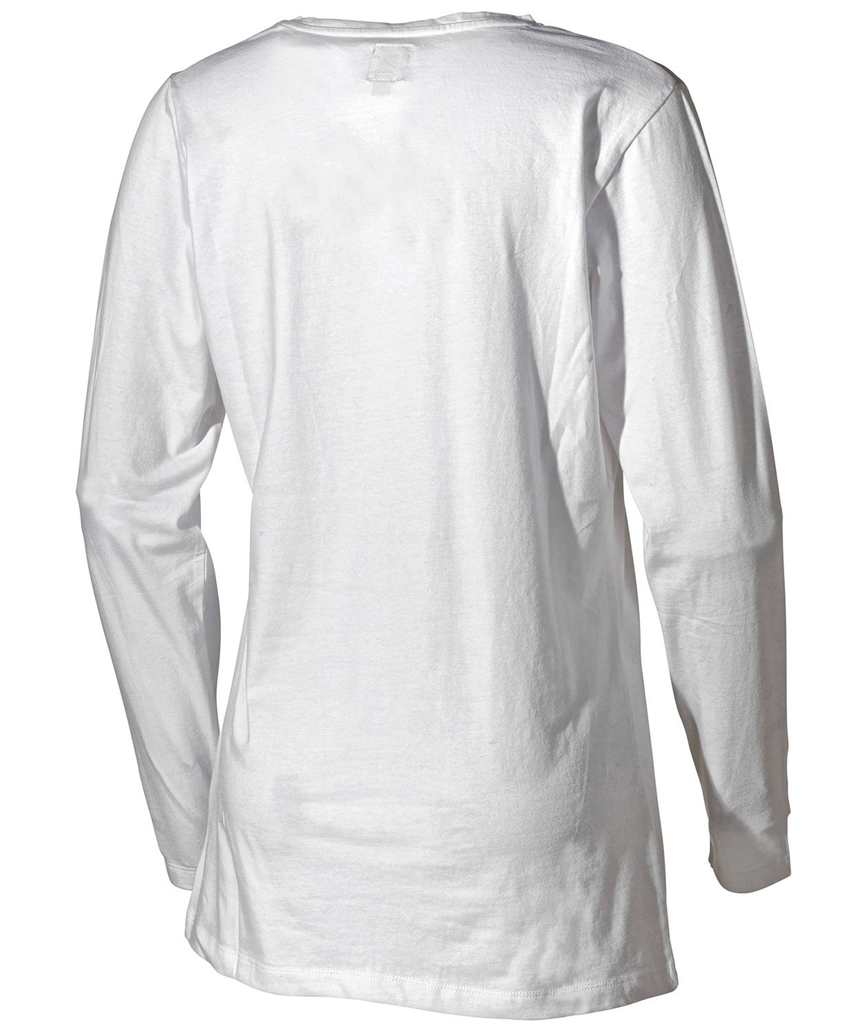 L.Brador lang&aelig;rmet dame T-shirt 6015B, Hvid