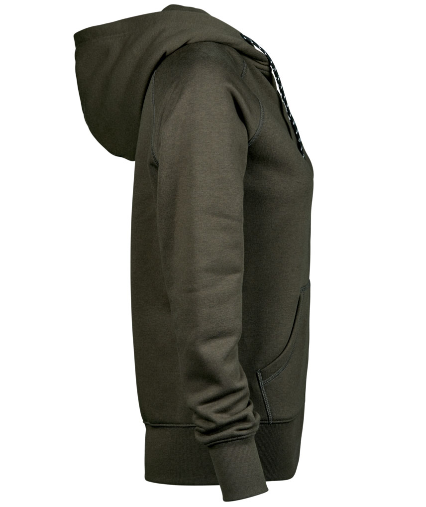 Tee Jays Fashion full zip Damen Hoodie, Deep Green, large image number 2