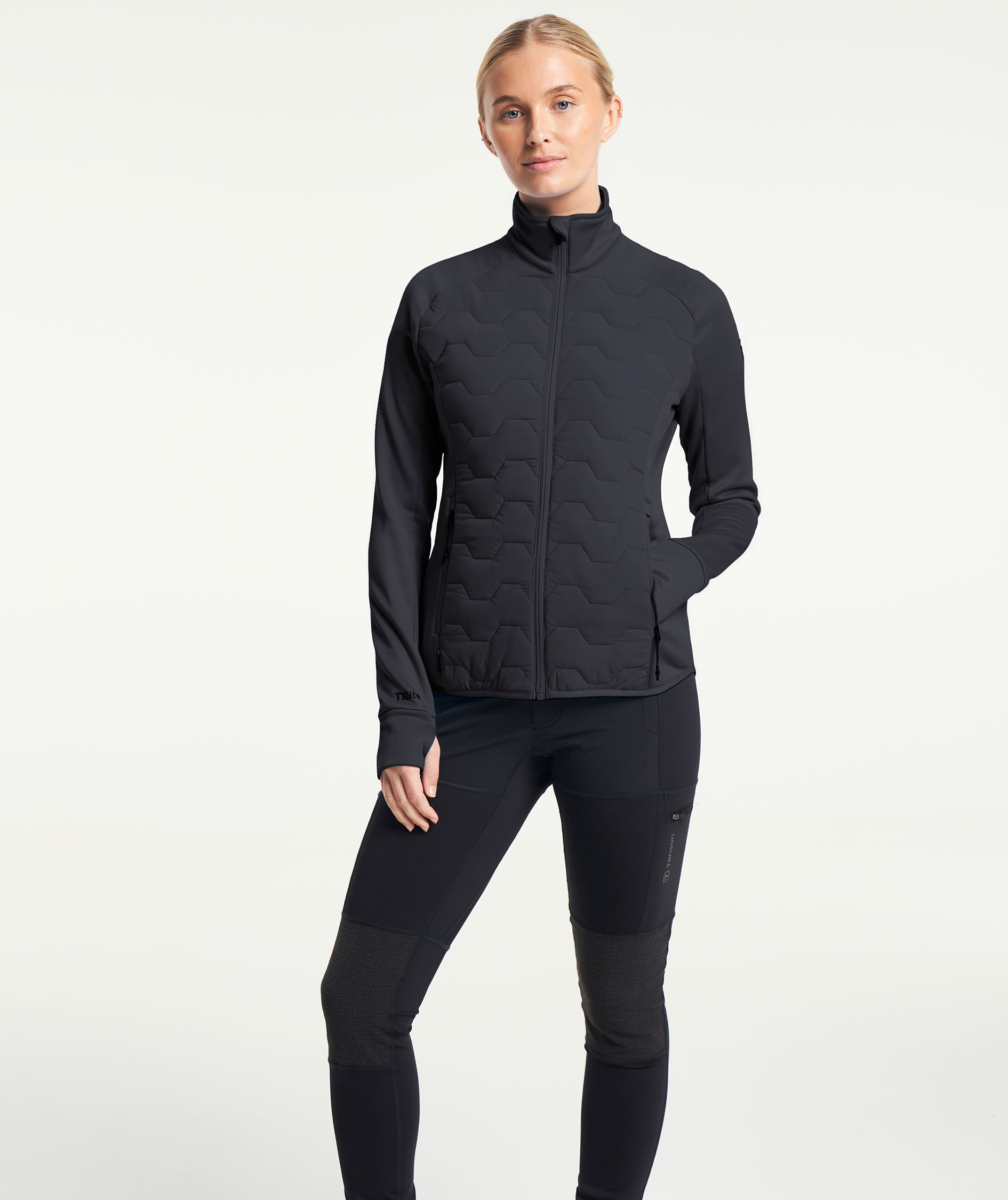 Tenson TXlite womens hybrid jacket, Black, large image number 1