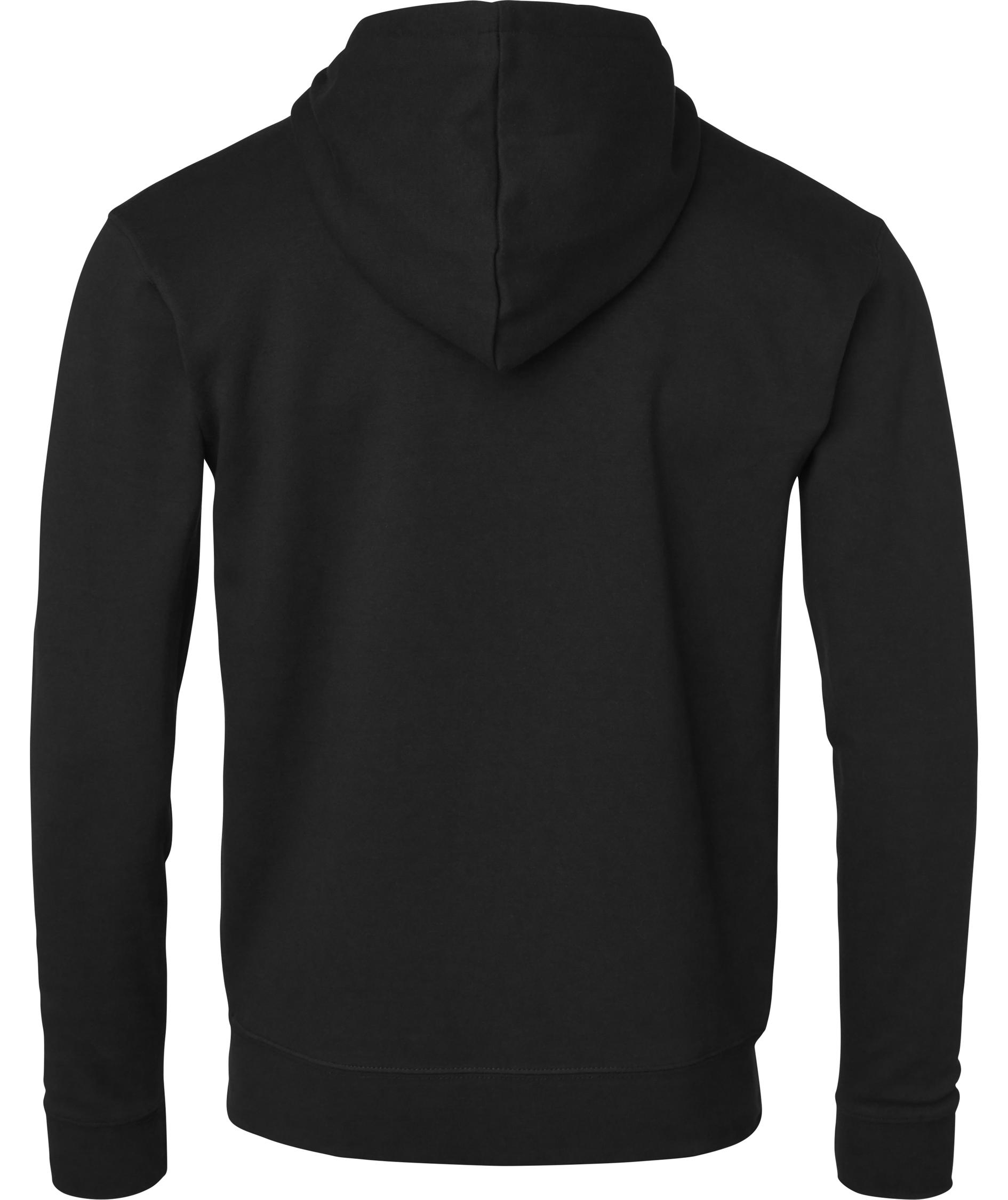 Top Swede hoodie with zipper 0302, Black, large image number 1