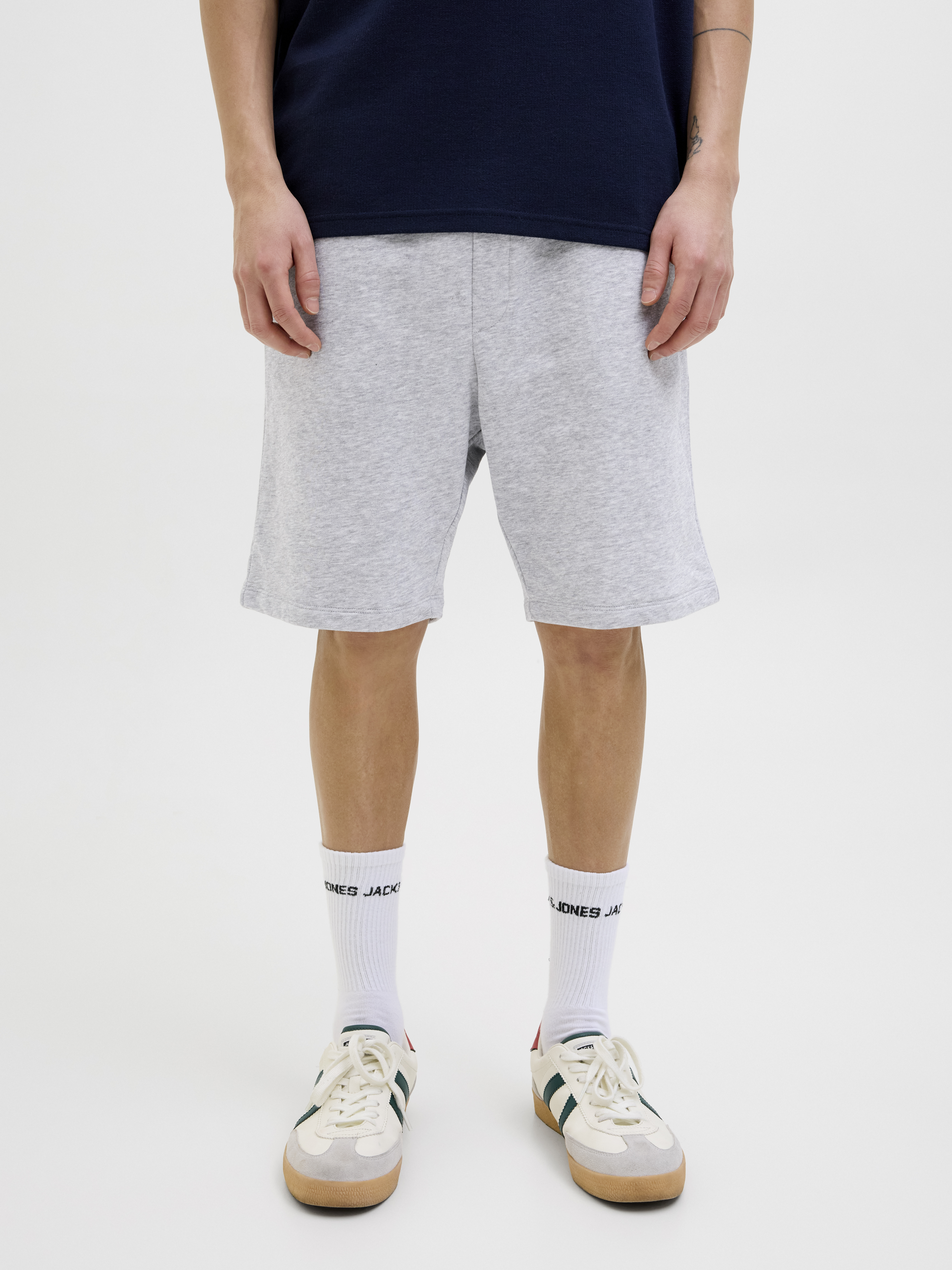 Jack & Jones JPSTGORDON BRADLEY sweatshorts, Light Grey Melange, large image number 6