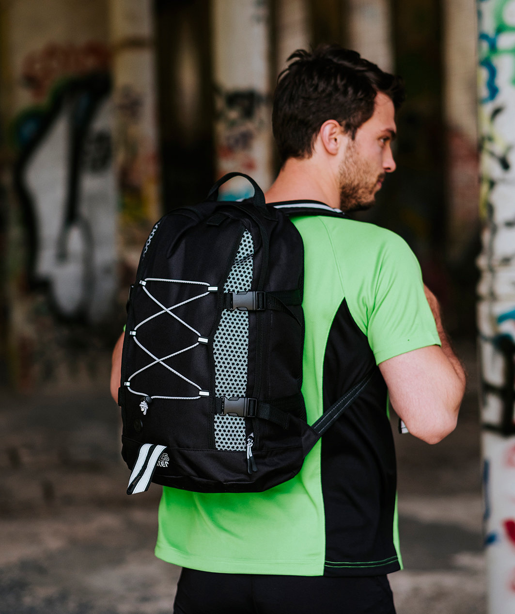 Momenti K2 Rucksack 25L, Schwarz/Reflex, Schwarz/Reflex, large image number 4