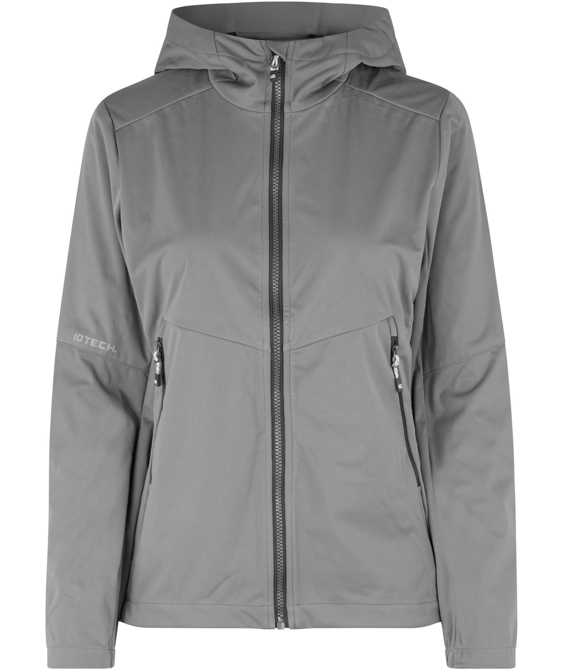 ID l&auml;tte softshelljacke dam, Gr&aring;