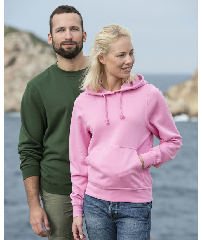 Clique Basic hoodie, Ljus Rosa