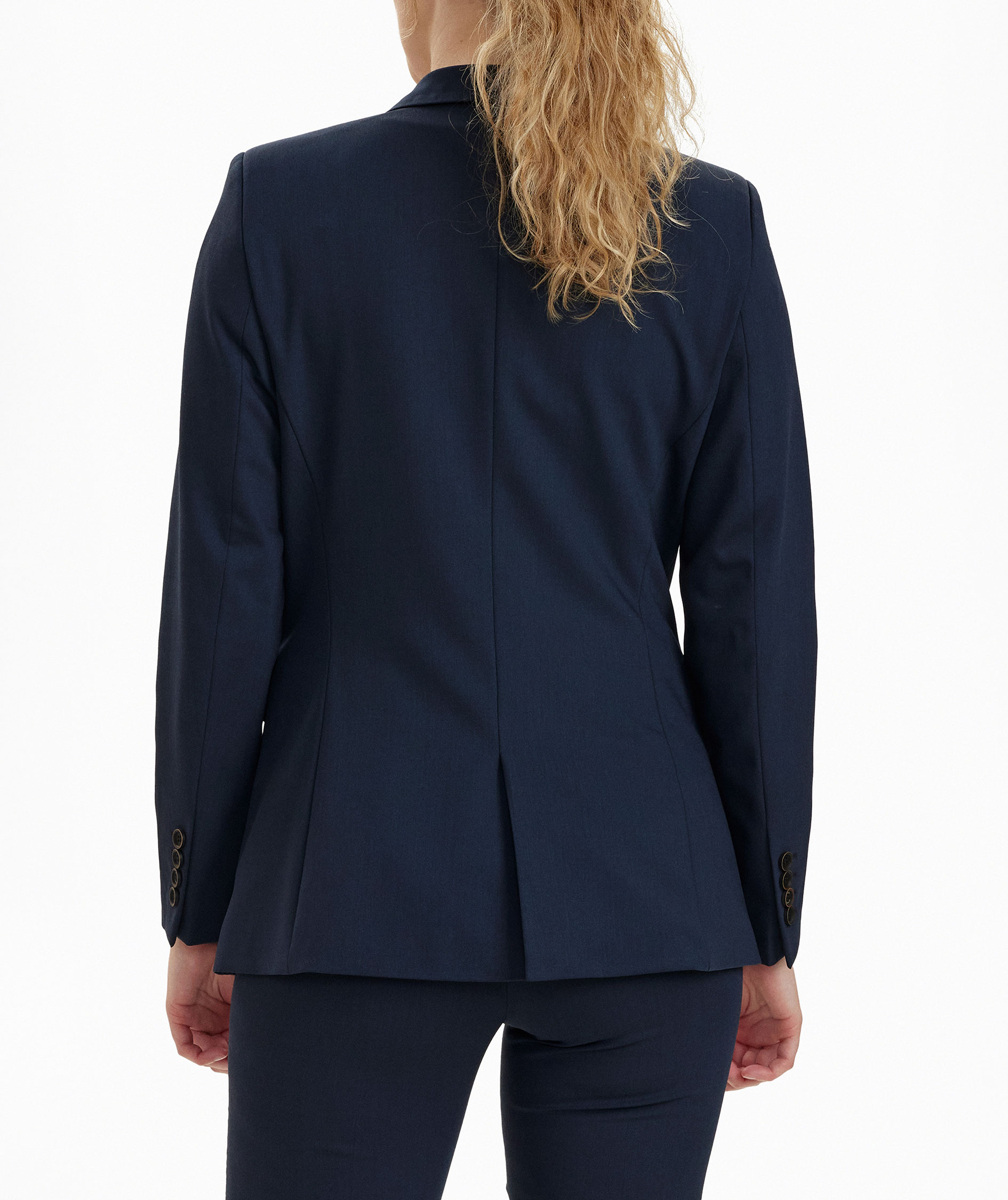 Sunwill Traveller Modern fit kavaj dam med ull, Dark blue, large image number 7